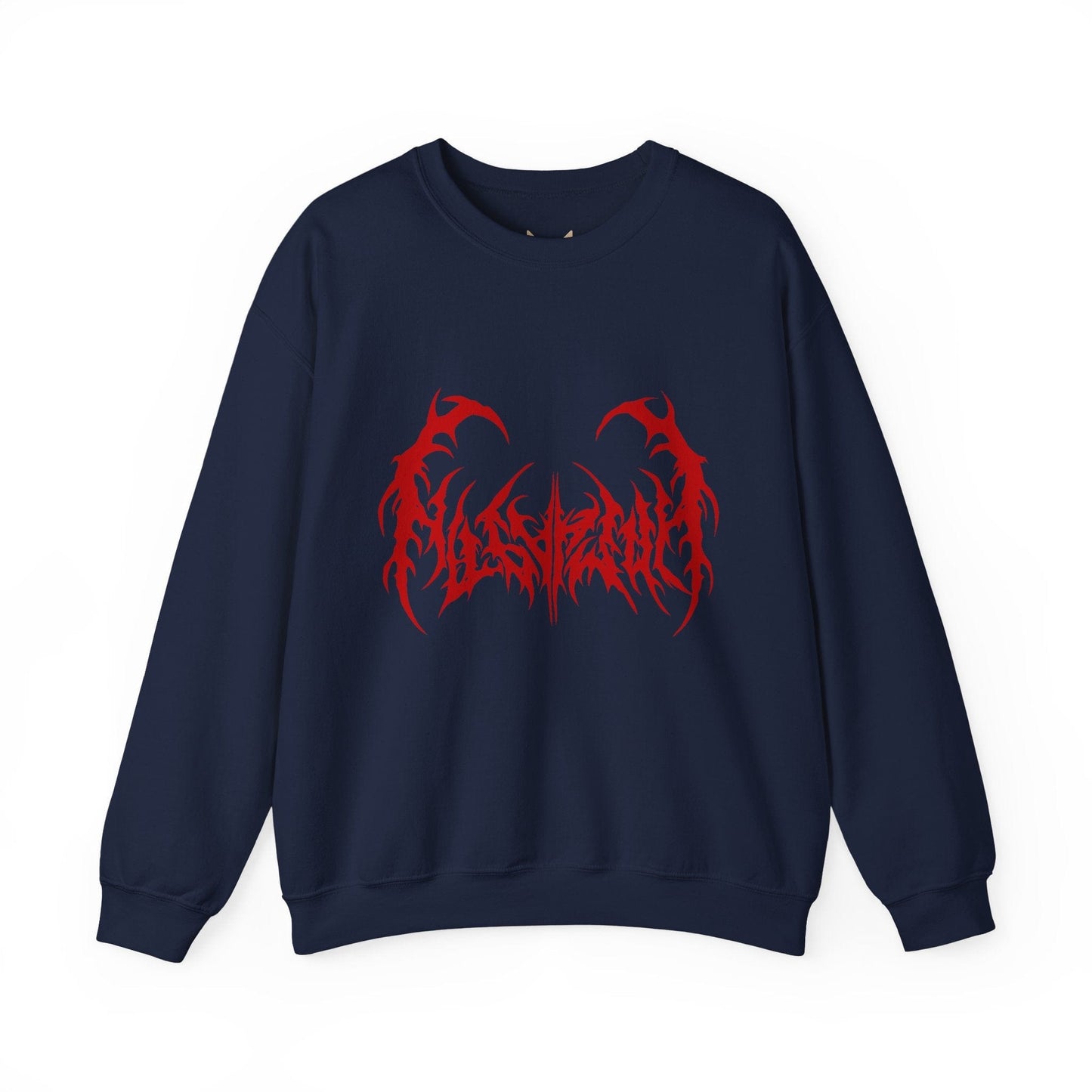 Gothic Graphic Sweatshirt, Trendy Unisex Crewneck, Perfect for Concerts, Casual Outings, Gift for Music Lovers, Halloween Apparel - Maklenn