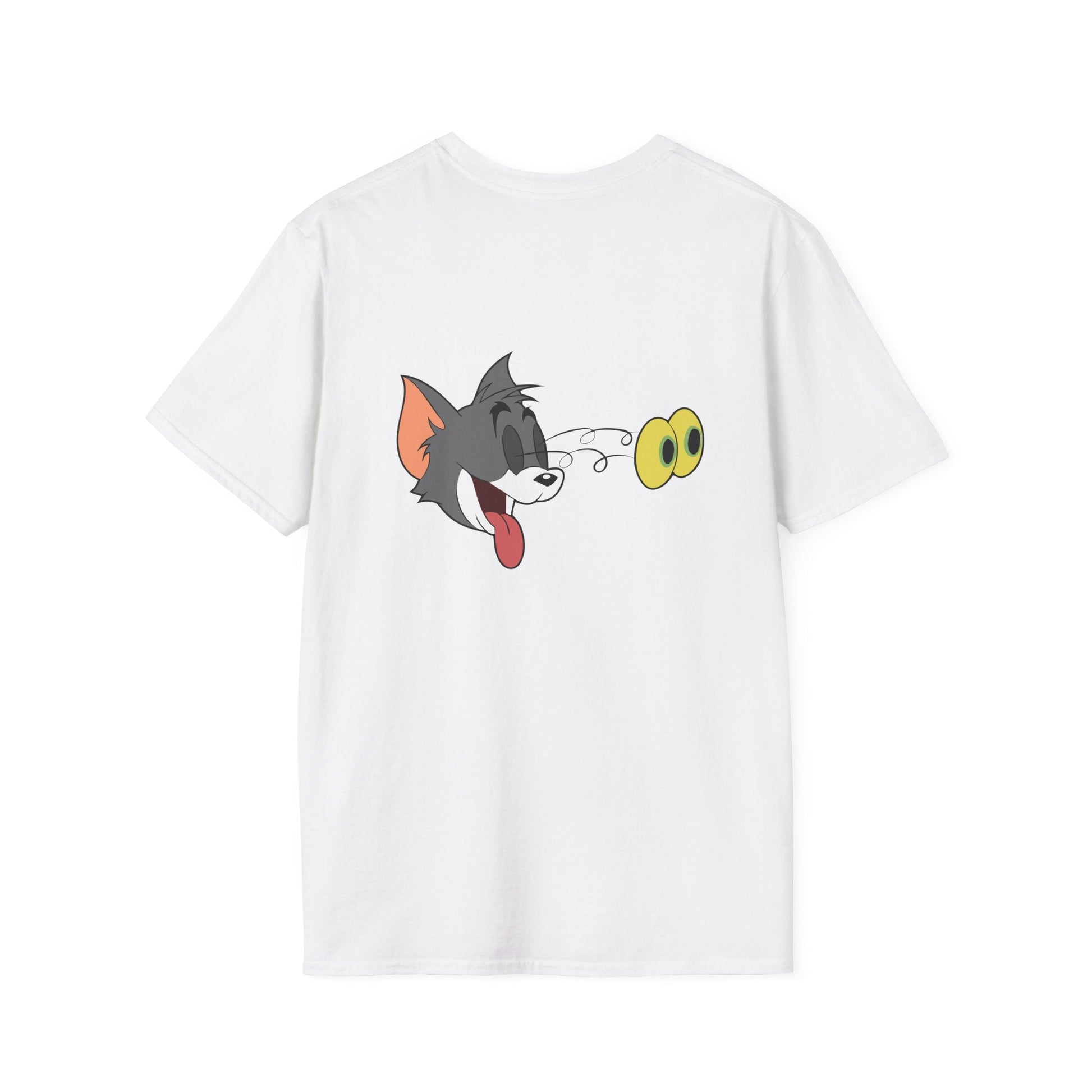 Tom and Jerry Unisex Softstyle T-Shirt, Cartoon Tee, Vintage Graphic Shirt, Cat & Mouse Humor Shirt, Gift for Fans - Maklenn