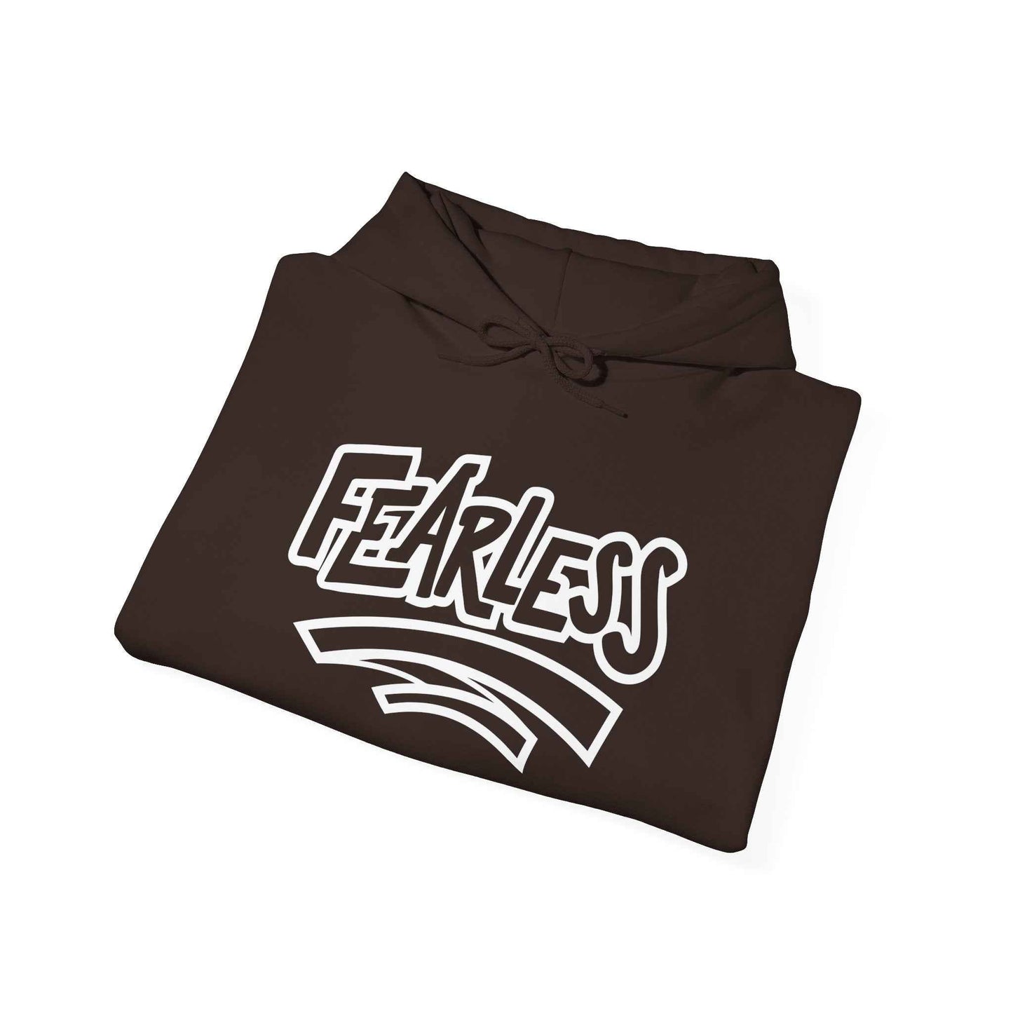 Fearless Hooded Sweatshirt - Unisex Motivational Hoodie for Cozy Casual Wear - Inspirational Gift for Him/Her - Trending in the US, Canada, and Australia - Maklenn