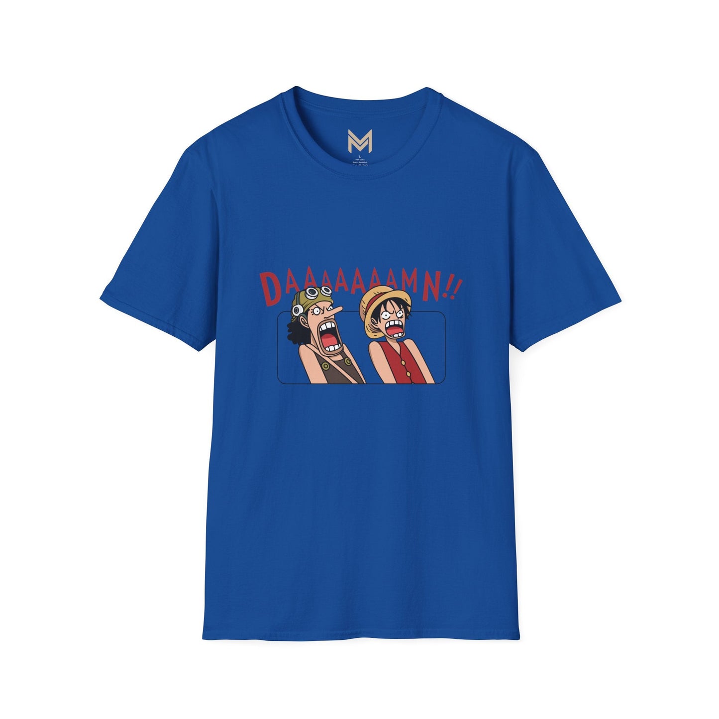 Funny Graphic Tee - DAAMMMN!! T-Shirt, Casual Wear, Gift for Friends, Anime Lovers, Birthday Gift, Everyday Humor - Maklenn