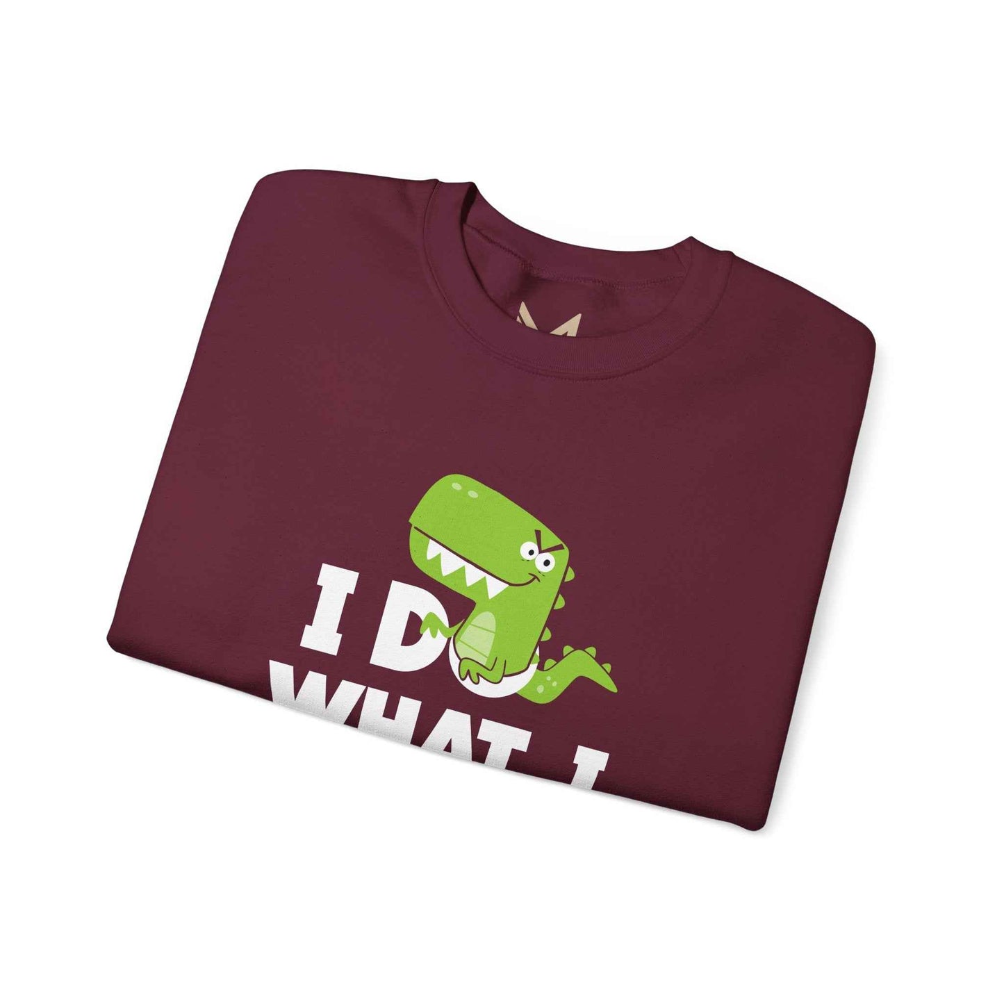 Dinosaur Quote Sweatshirt, Funny Crewneck, Gifts for Kids & Teens, Birthday or Holiday Apparel, Cute Graphic Sweater