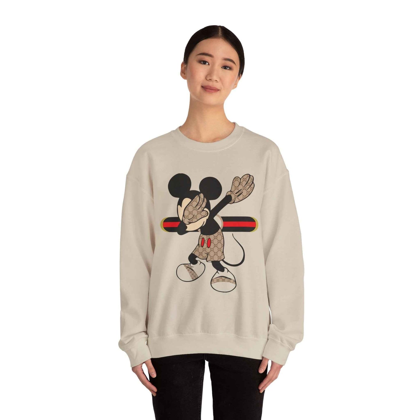 Mickey Mouse Crewneck Sweatshirt - Unisex Warm Casual Wear for Disney Fans, Perfect Birthday Gift - Maklenn