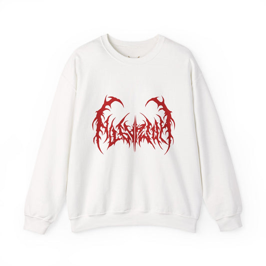 Gothic Graphic Sweatshirt, Trendy Unisex Crewneck, Perfect for Concerts, Casual Outings, Gift for Music Lovers, Halloween Apparel - Maklenn