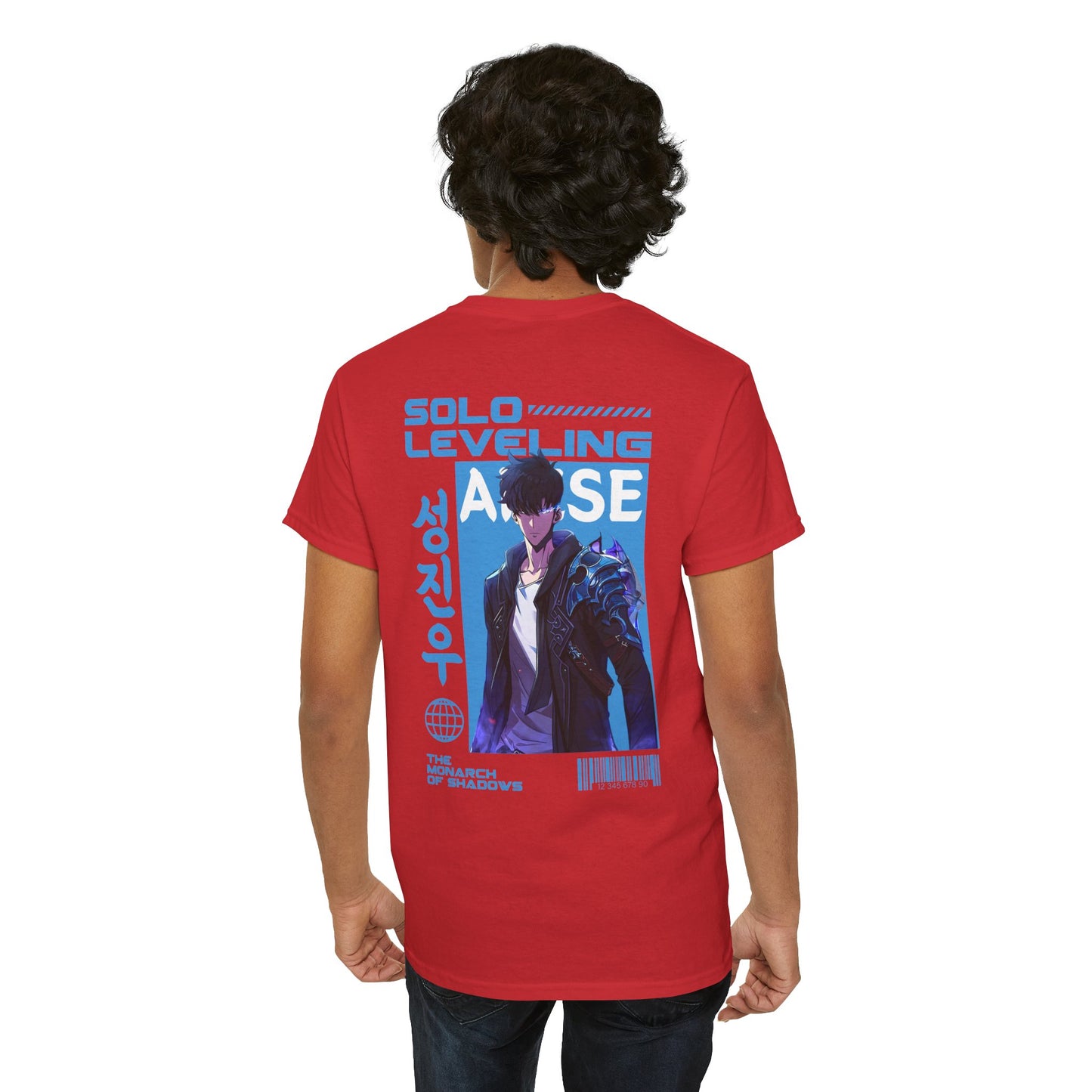 Solo Leveling Graphic Tee — Sung Jinwoo Anime-Inspired Shirt
