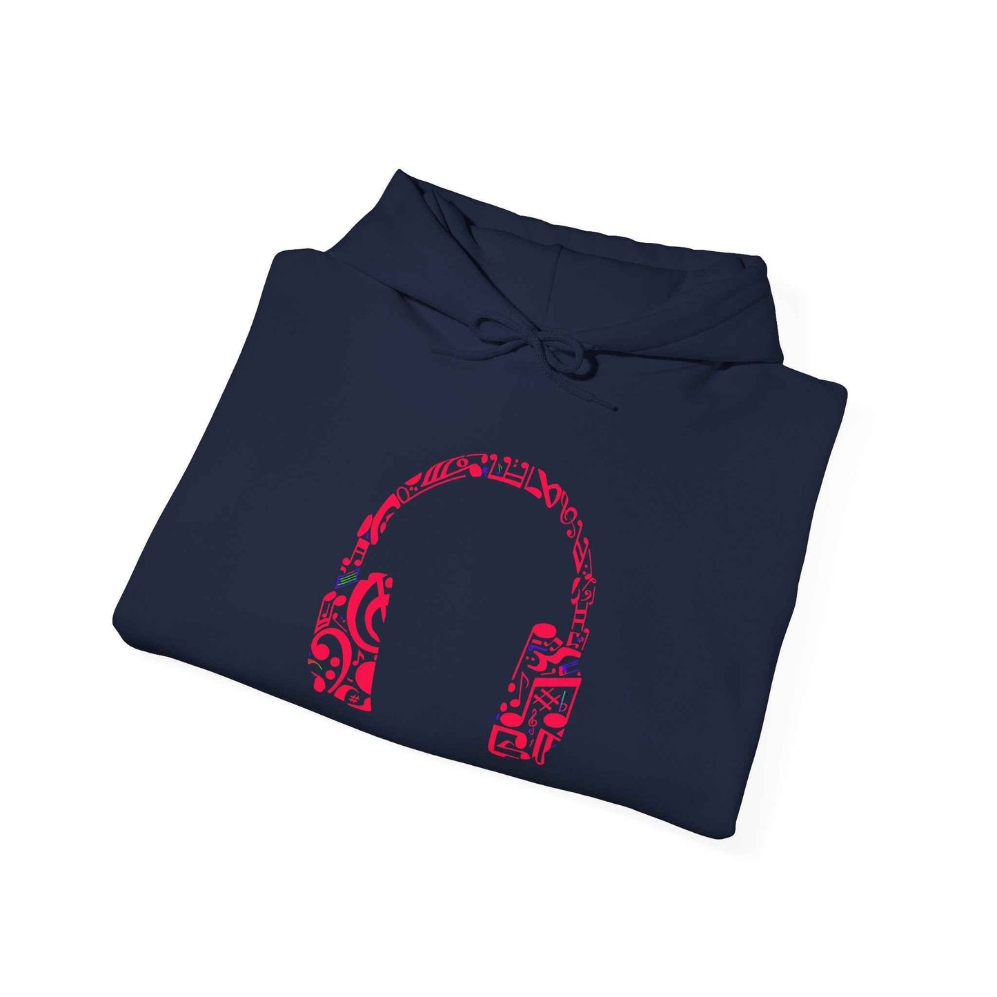 Music Vibes Unisex Hoodie - Cozy Sweatshirt for Music Lovers, Gift for Musicians, Casual Wear, Festival Style, Headphones Design