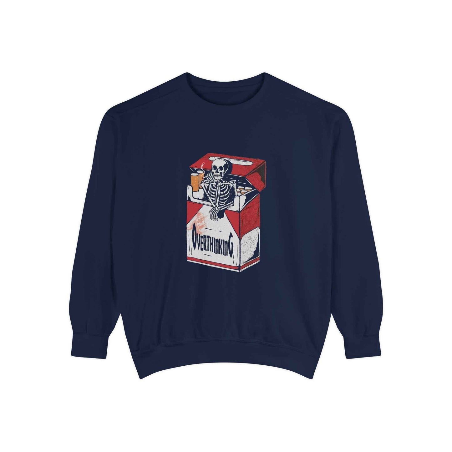 Skeleton Milk Carton Sweatshirt - Unisex Halloween Apparel, Funny and Casual Fashion - Maklenn