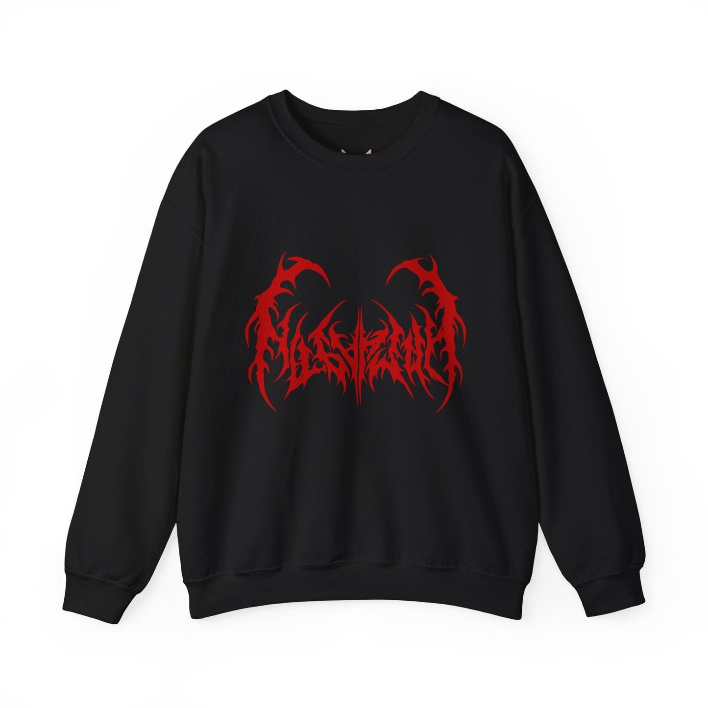 Gothic Graphic Sweatshirt, Trendy Unisex Crewneck, Perfect for Concerts, Casual Outings, Gift for Music Lovers, Halloween Apparel - Maklenn