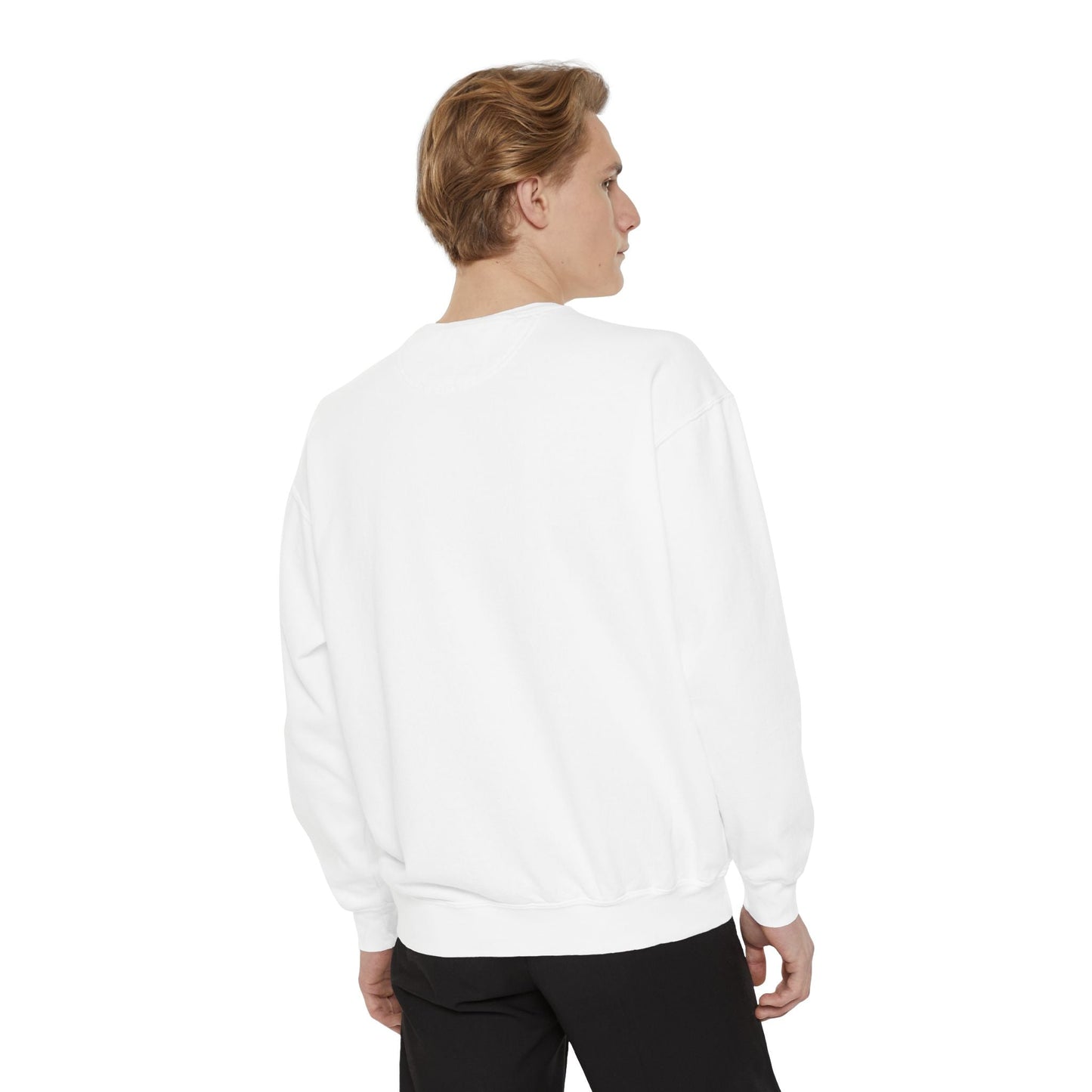 Snoop Dogg Inspired Unisex Garment-Dyed Sweatshirt - Hip Hop Style, Retro Fashion, Streetwear, Gift for Music Lovers, Cozy Apparel Printify