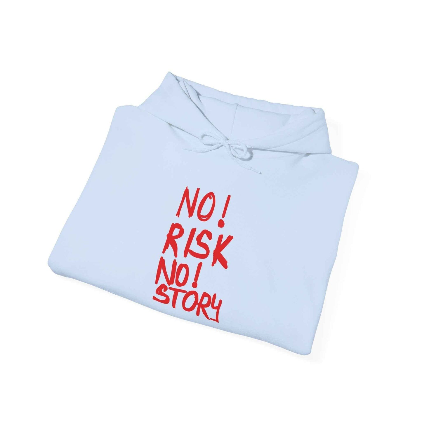 Risky Story Hoodie - Unisex Heavy Blend Sweatshirt, Motivational Apparel, Perfect for Gifting, Casual Wear, Year-Round Comfort