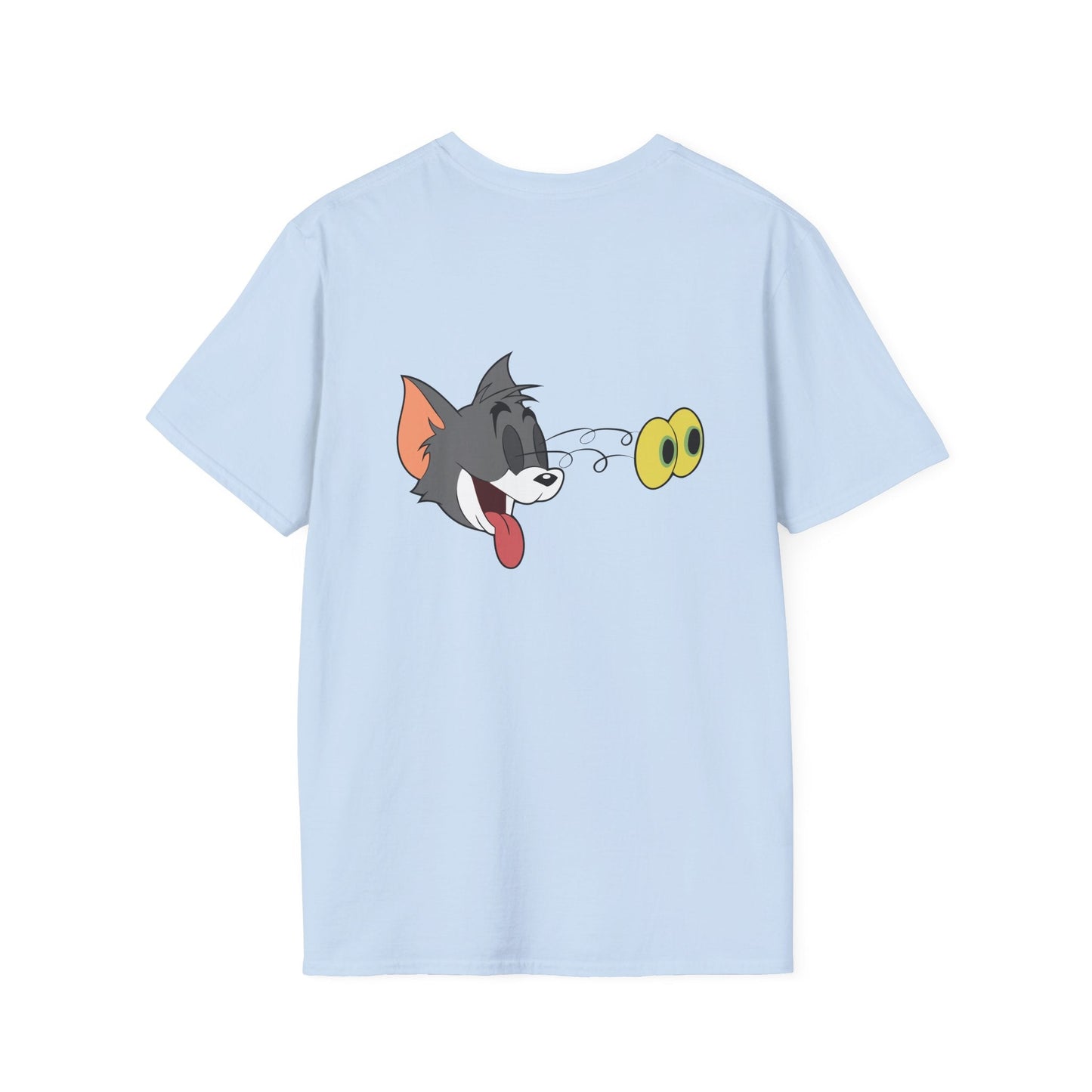 Tom and Jerry Unisex Softstyle T-Shirt, Cartoon Tee, Vintage Graphic Shirt, Cat & Mouse Humor Shirt, Gift for Fans - Maklenn