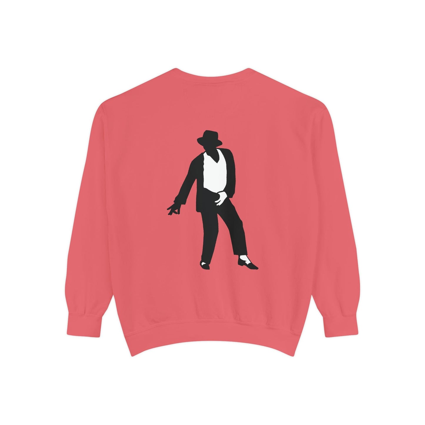 Stylish Unisex Garment-Dyed Sweatshirt, Casual Wear, Gift for Music Lovers, Retro Fashion, Unique Streetwear, Perfect for Parties,Michel jackson style sweatshirt,USA trend sweatshirt Printify