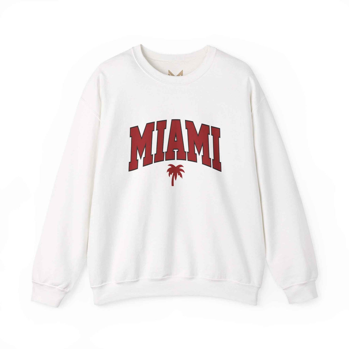 Miami Graphic Crewneck Sweatshirt, Unisex Sweatshirt, Cozy Miami Apparel, Casual Streetwear, Perfect Gift for Sport Lovers