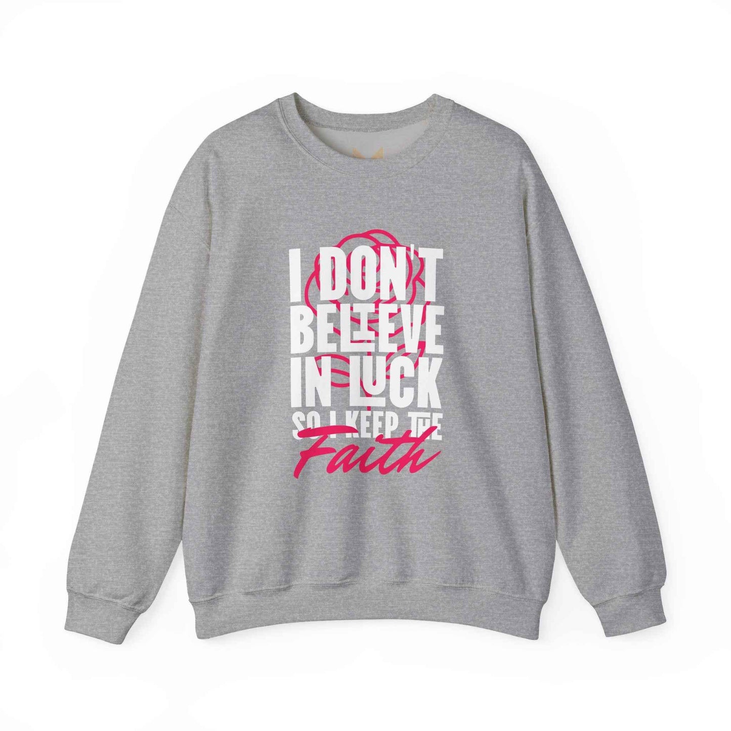 Inspirational Crewneck Sweatshirt - Motivational Apparel, Cozy Gift, Faith-Inspired Outfit, Trendy Casual Wear, Perfect for Holidays