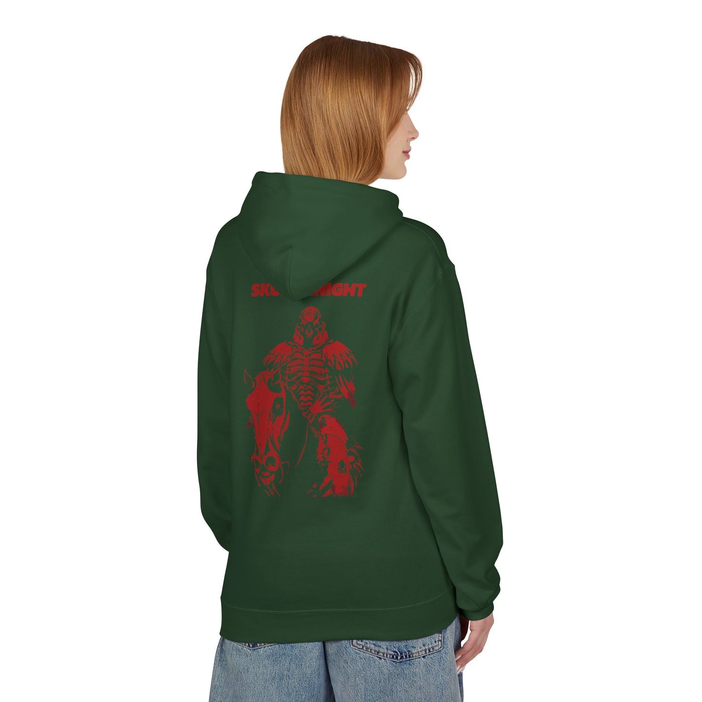 Skull Night Unisex Hoodie, Cozy Graphic Sweatshirt for Everyday Wear, Perfect Gift for Halloween or Casual Style, Streetwear Essential Printify