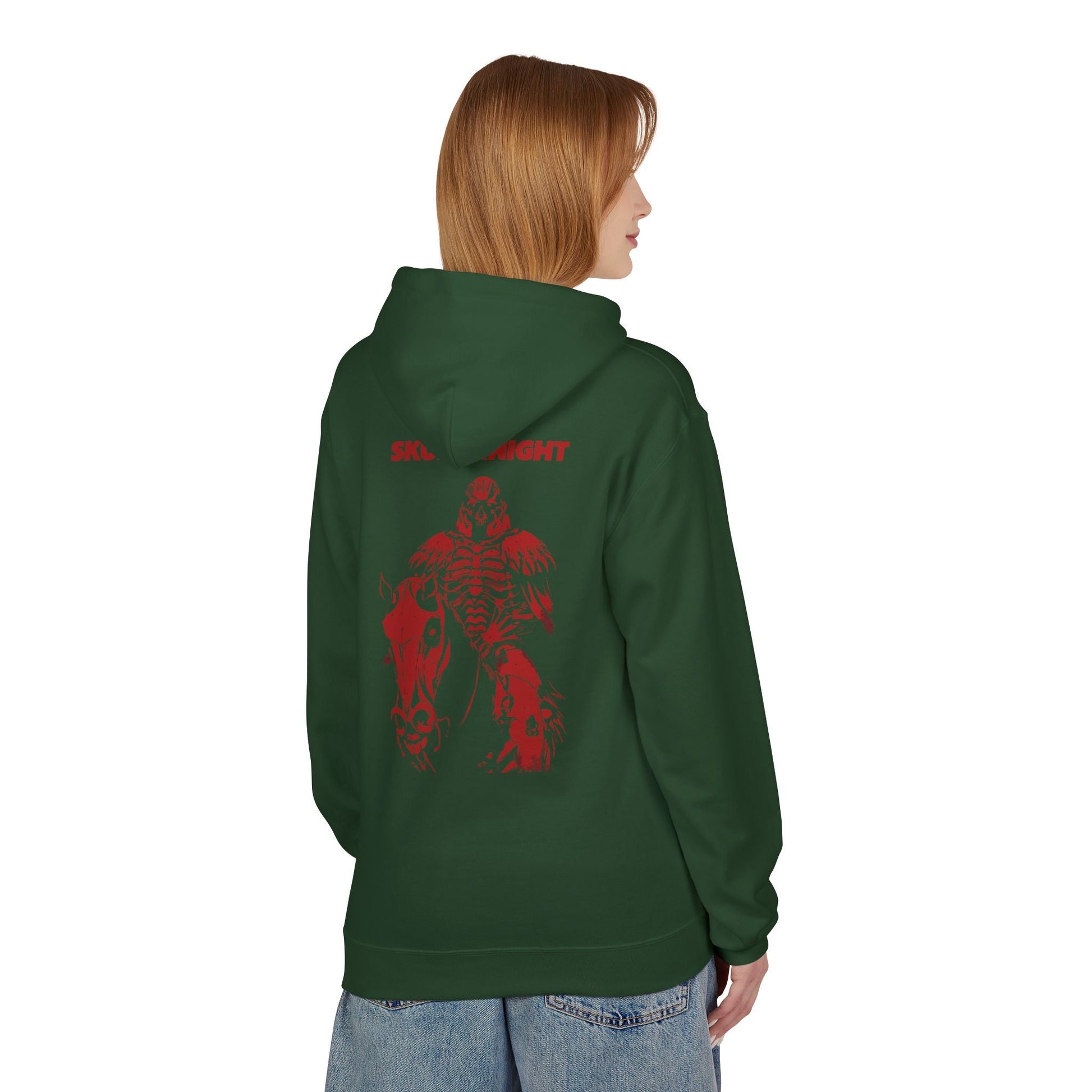Skull Night Unisex Hoodie, Cozy Graphic Sweatshirt for Everyday Wear, Perfect Gift for Halloween or Casual Style, Streetwear Essential Printify