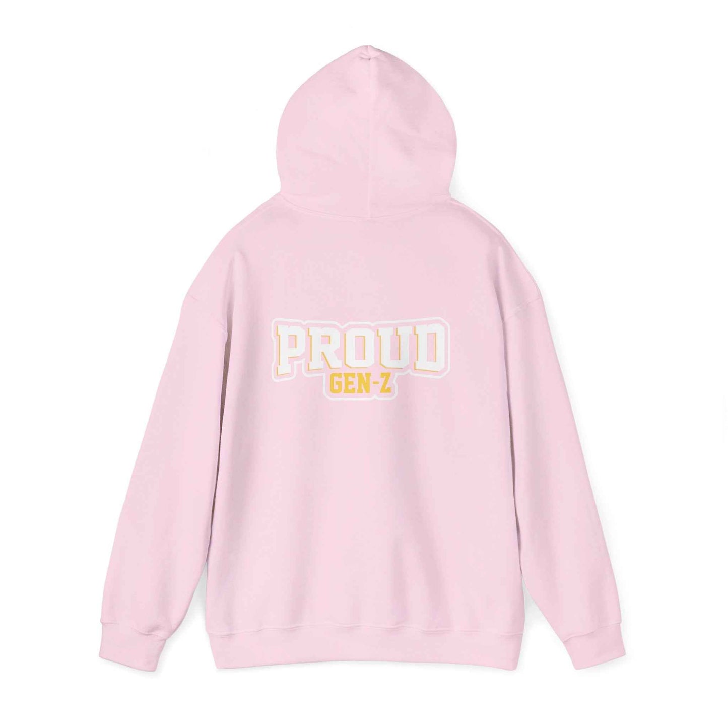 Proud Gen-Z Hoodie, Cozy Streetwear for Teens, Unisex Sweatshirt, Perfect Gift for Graduations, Everyday Casual Wear, Trendy Apparel