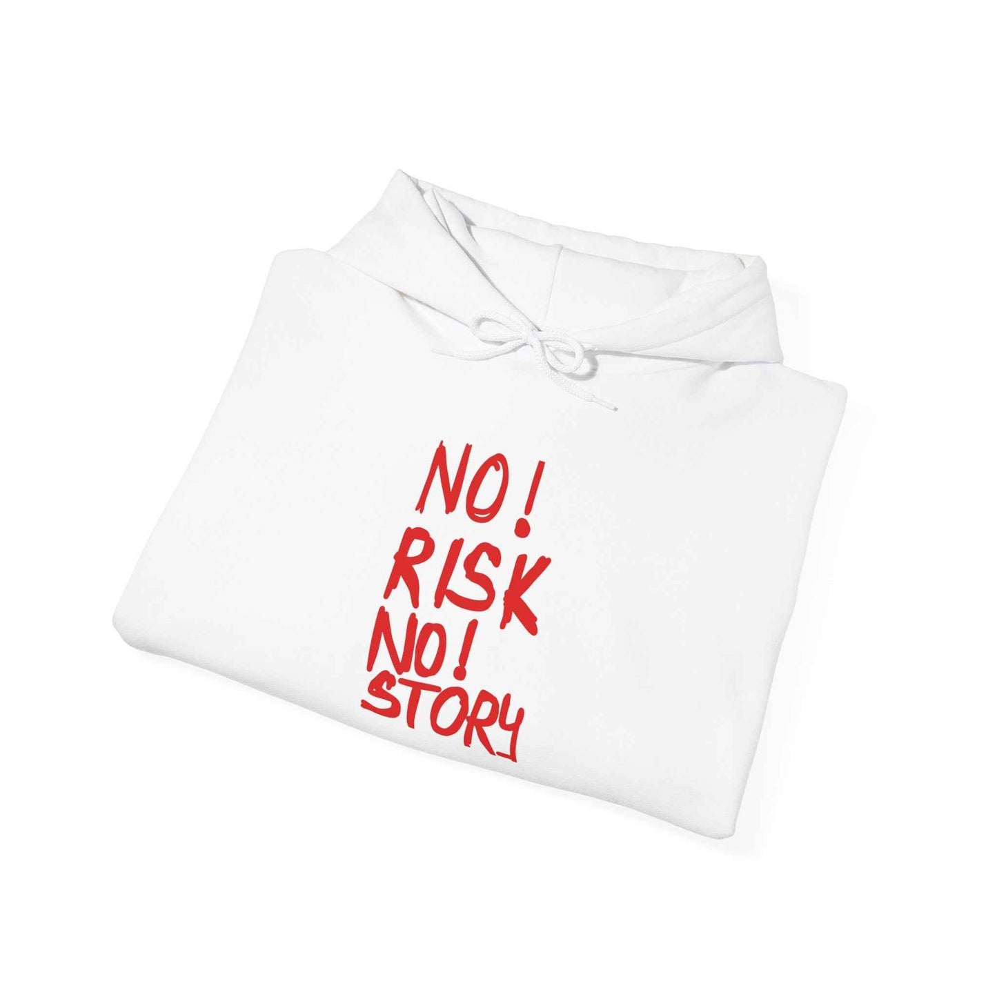 Risky Story Hoodie - Unisex Heavy Blend Sweatshirt, Motivational Apparel, Perfect for Gifting, Casual Wear, Year-Round Comfort