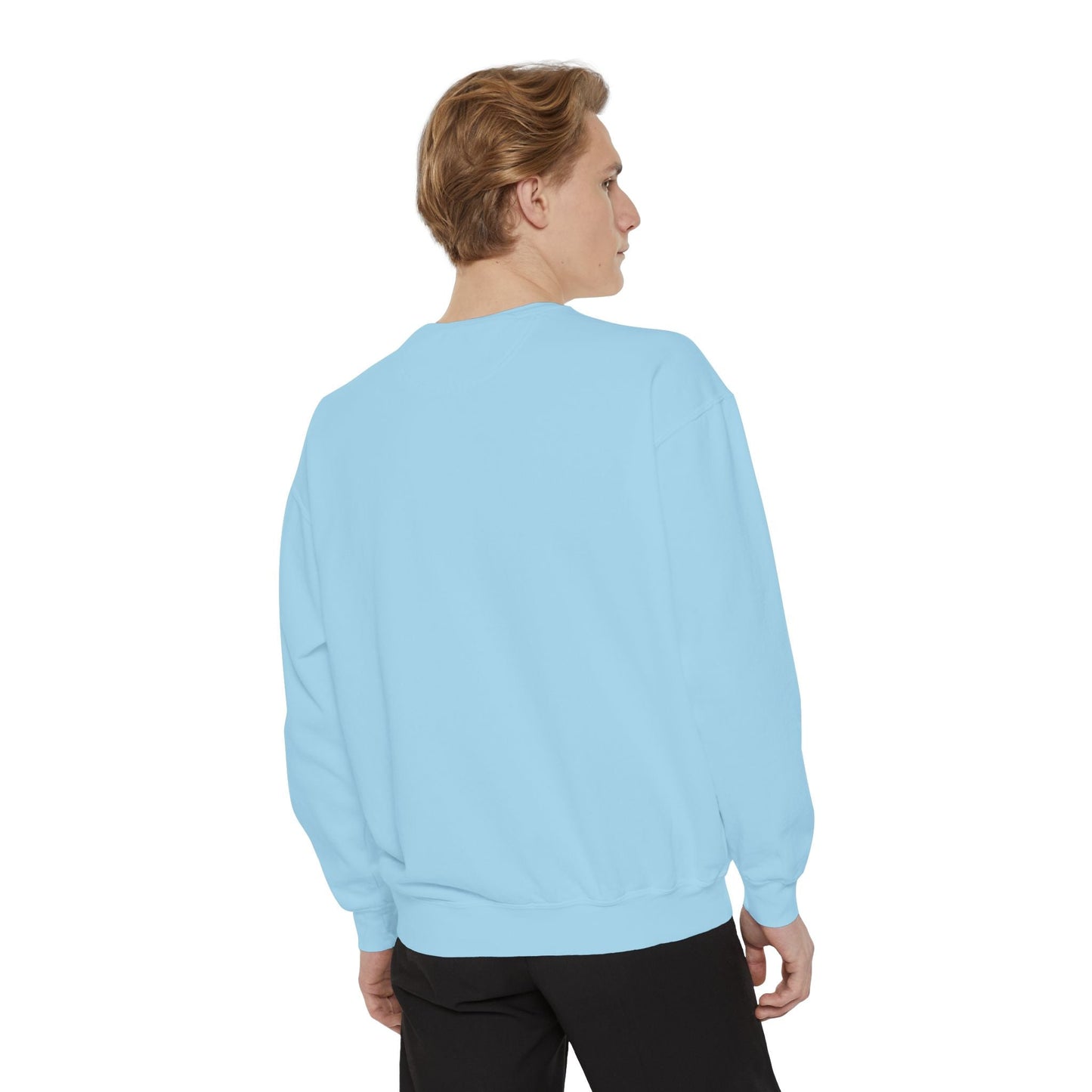Snoop Dogg Inspired Unisex Garment-Dyed Sweatshirt - Hip Hop Style, Retro Fashion, Streetwear, Gift for Music Lovers, Cozy Apparel Printify