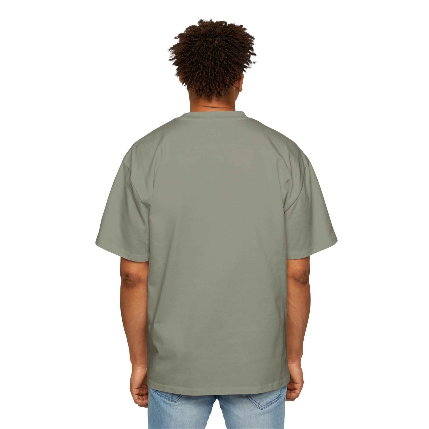 Ouch! Men's Heavy Oversized Tee, Casual T-Shirt, Gift for Him, Everyday Wear, Graphic Tee, Summer Style