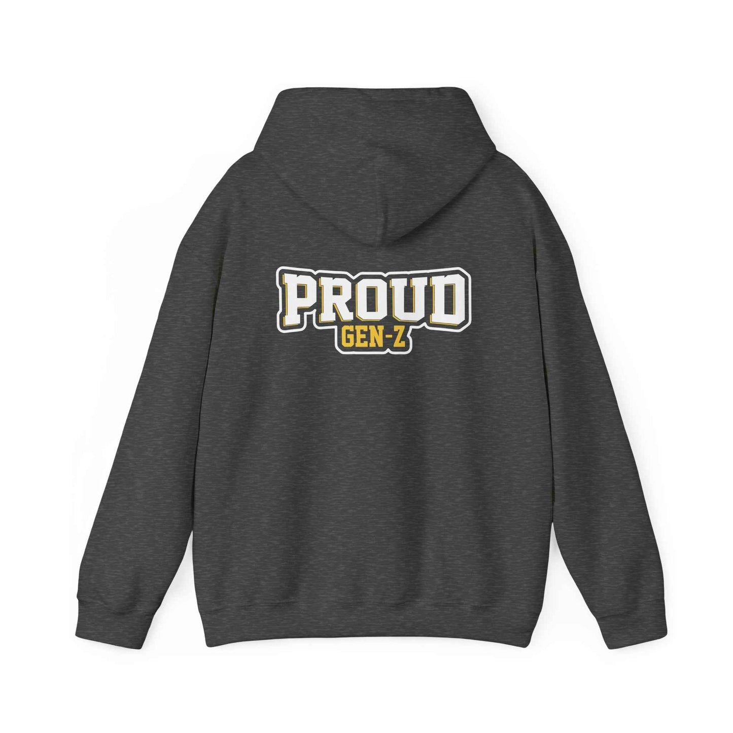 Proud Gen-Z Hoodie, Cozy Streetwear for Teens, Unisex Sweatshirt, Perfect Gift for Graduations, Everyday Casual Wear, Trendy Apparel