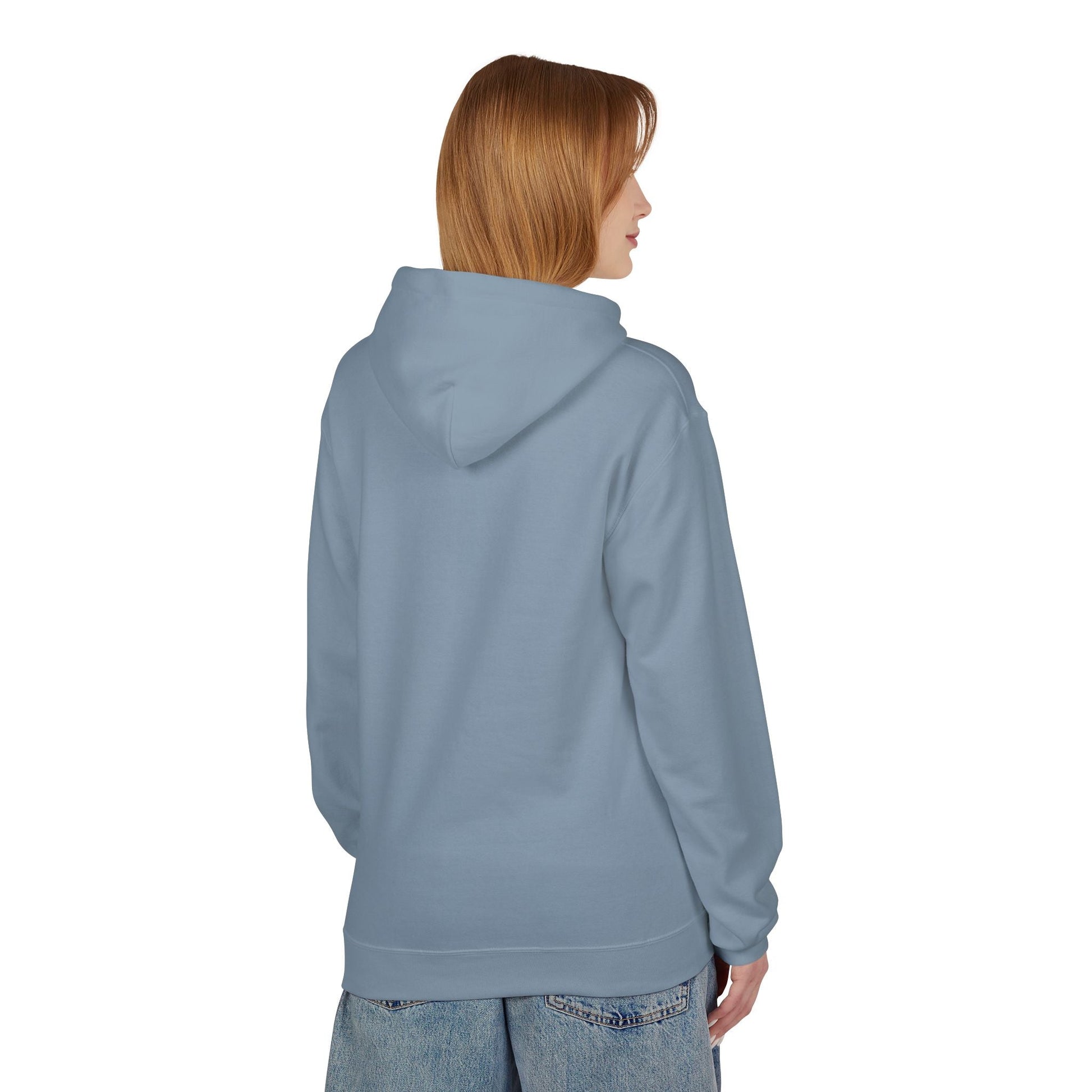 Fleece Hoodie with Bold Graphic Design, Comfortable Casual Wear for Everyday, Perfect for Holidays, Gifts for Friends, Layering Piece - Maklenn