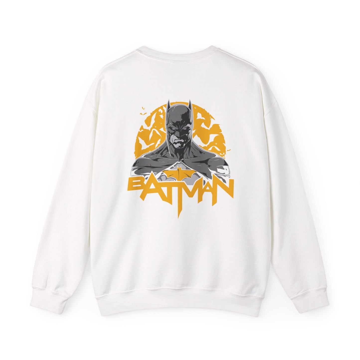 Batman Graphic Unisex Sweatshirt, Cozy Bat Symbol Sweater for Fans, Gift for Comics Lovers, Casual Wear, Birthday Gift, Halloween Apparel - Maklenn