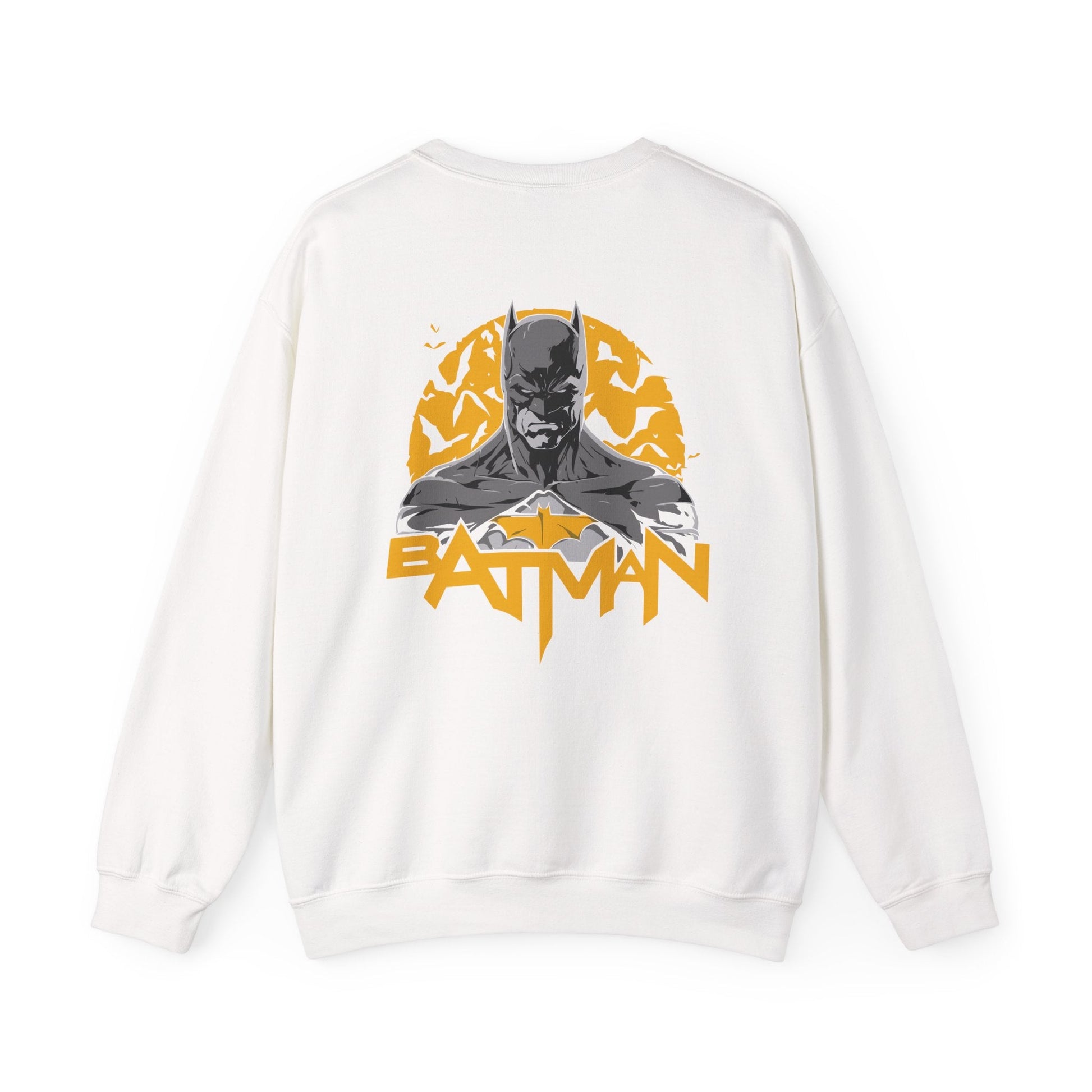 Batman Graphic Unisex Sweatshirt, Cozy Bat Symbol Sweater for Fans, Gift for Comics Lovers, Casual Wear, Birthday Gift, Halloween Apparel - Maklenn