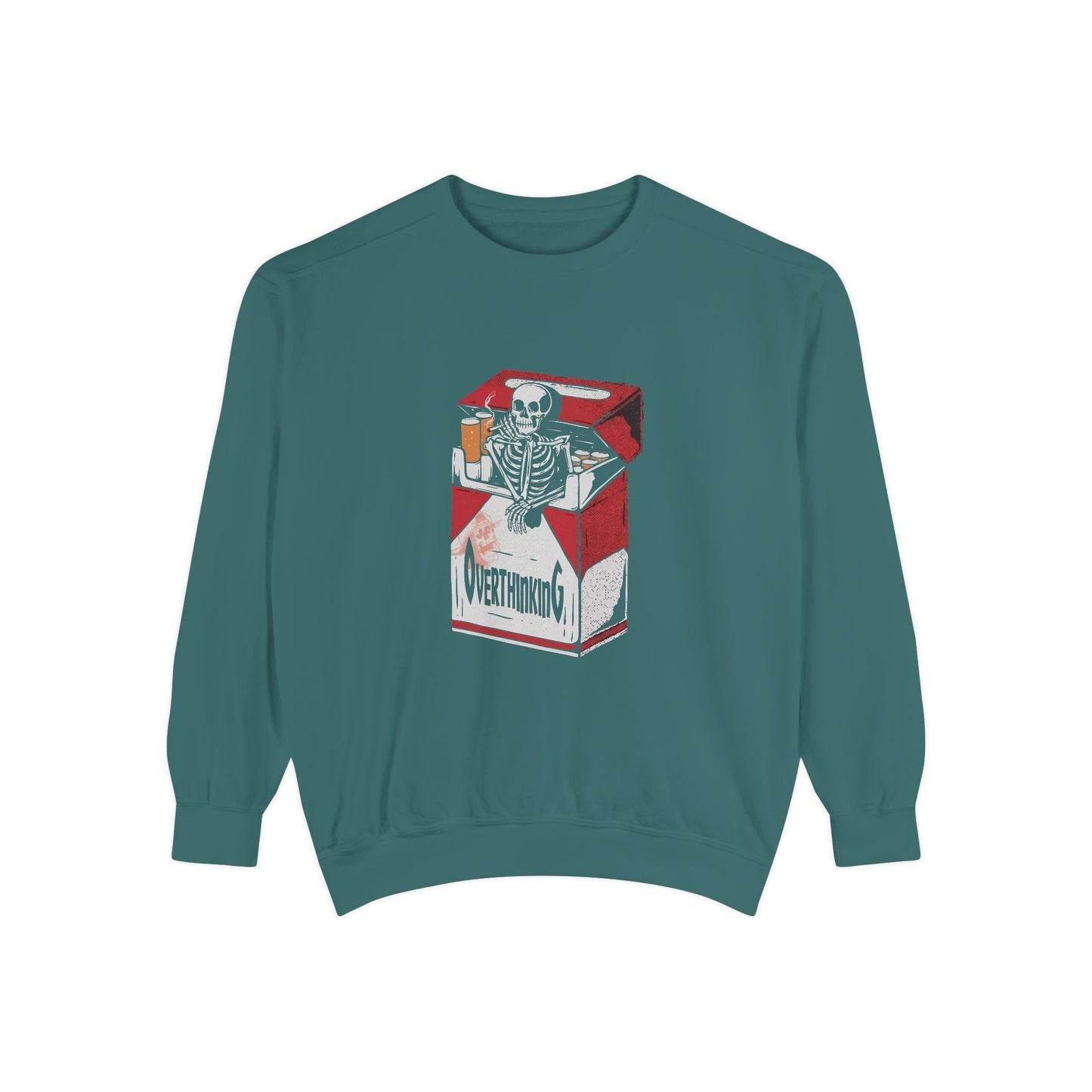 Skeleton Milk Carton Sweatshirt - Unisex Halloween Apparel, Funny and Casual Fashion - Maklenn
