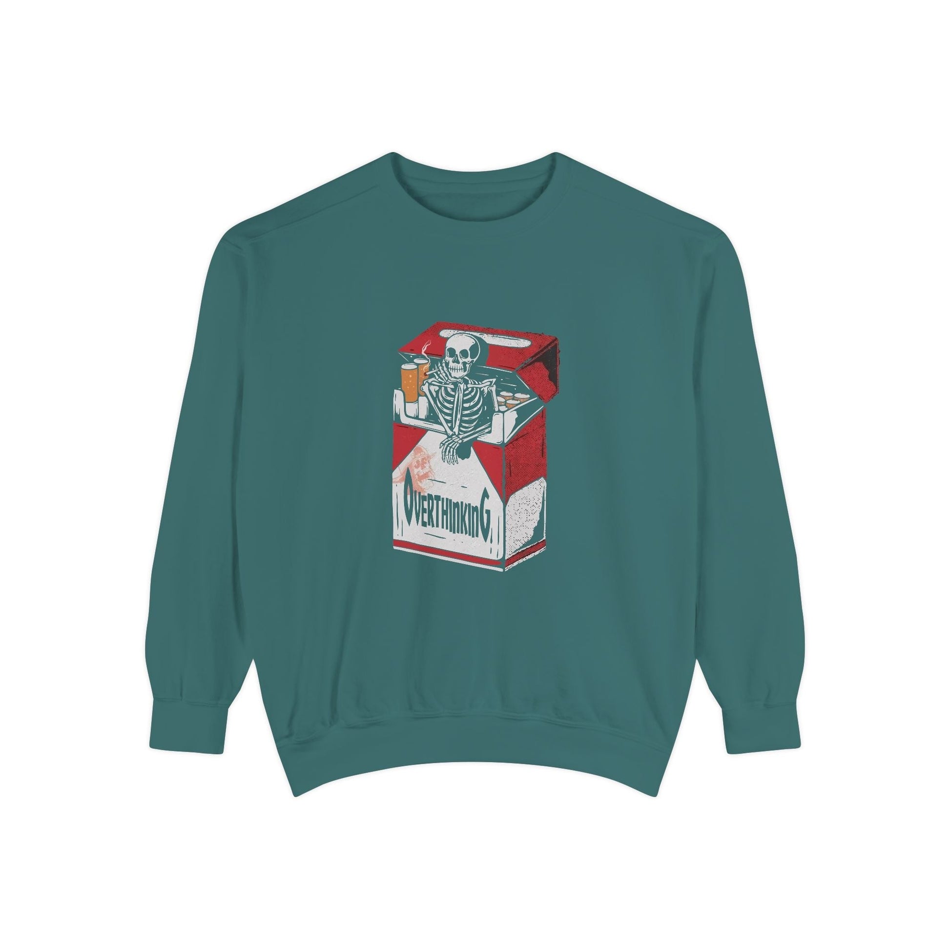 Skeleton Milk Carton Sweatshirt - Unisex Halloween Apparel, Funny and Casual Fashion - Maklenn