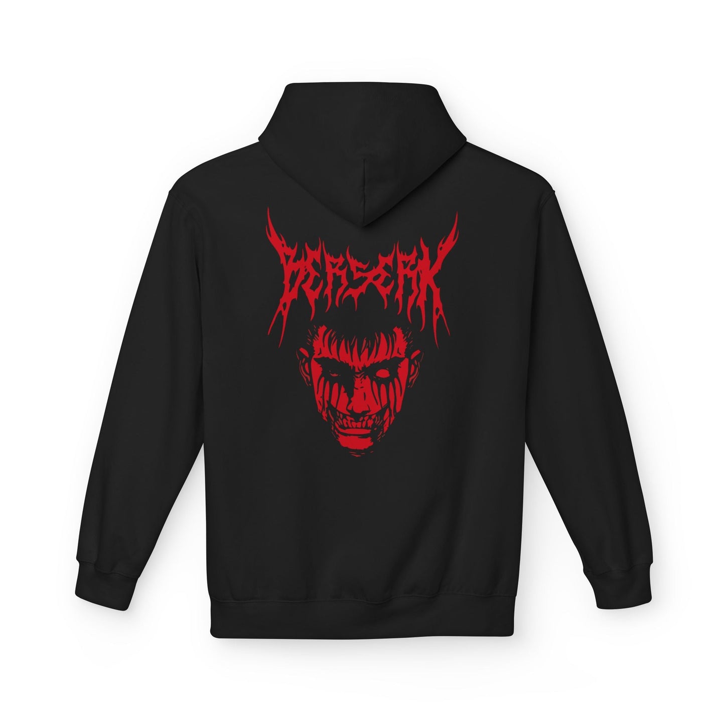 Gothic Graphic Hoodie, Unisex Streetwear, Cozy Fleece Sweatshirt, Perfect for Halloween, Edgy Fashion Gift, Unique Layering Piece - Maklenn