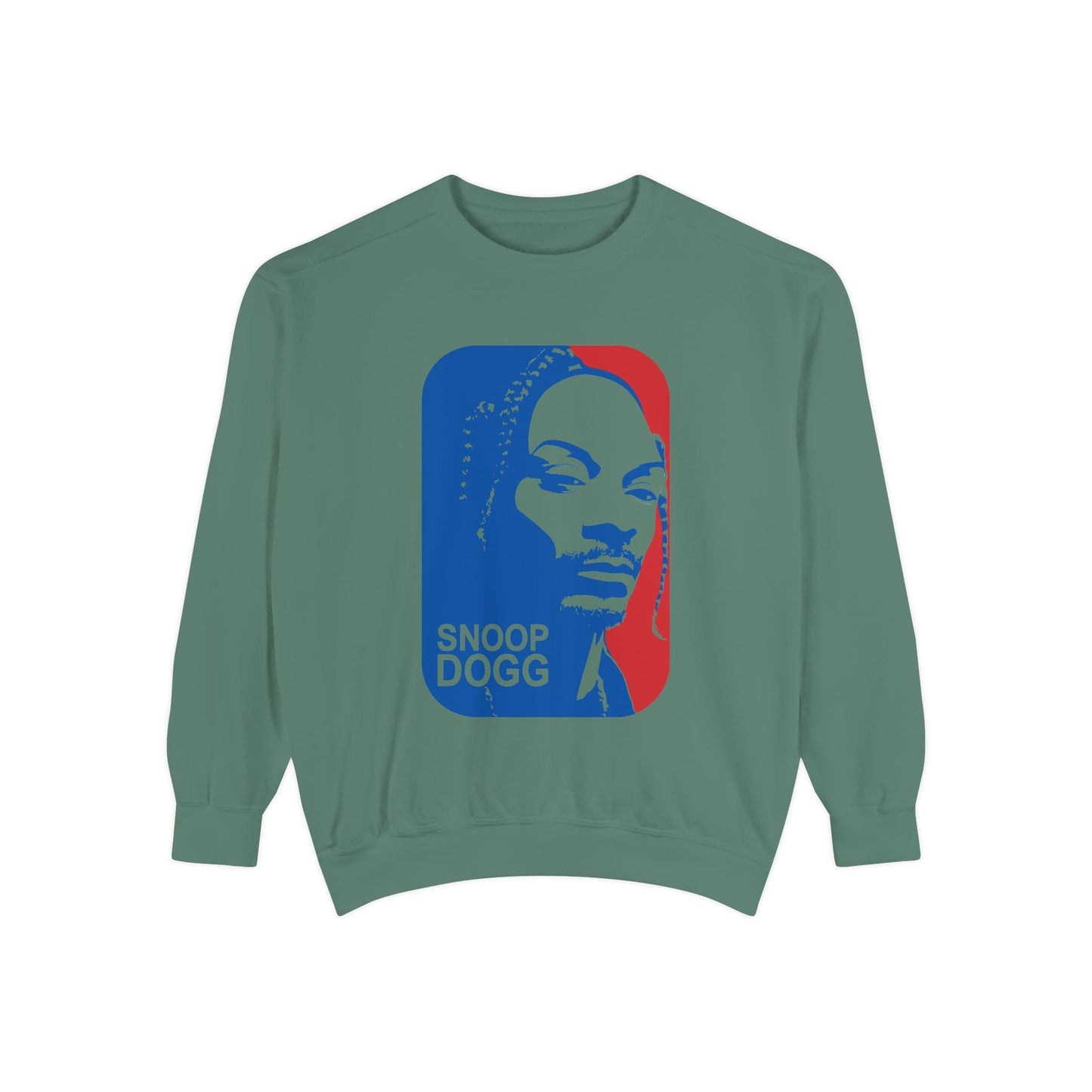 Snoop Dogg Inspired Sweatshirt - Unisex Garment-Dyed Retro Hip Hop Streetwear, Cozy Fashion Gift for Music Lovers - Maklenn