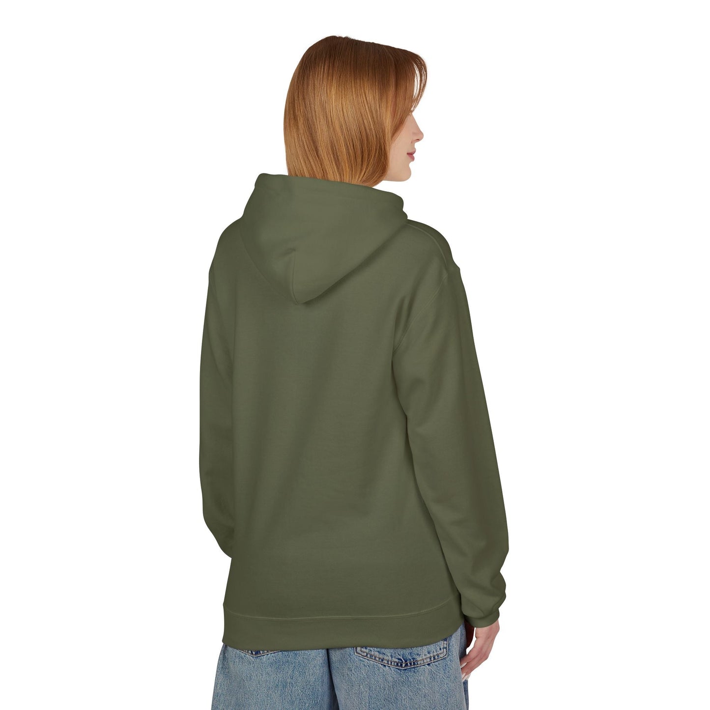 Fleece Hoodie with Bold Graphic Design, Comfortable Casual Wear for Everyday, Perfect for Holidays, Gifts for Friends, Layering Piece - Maklenn