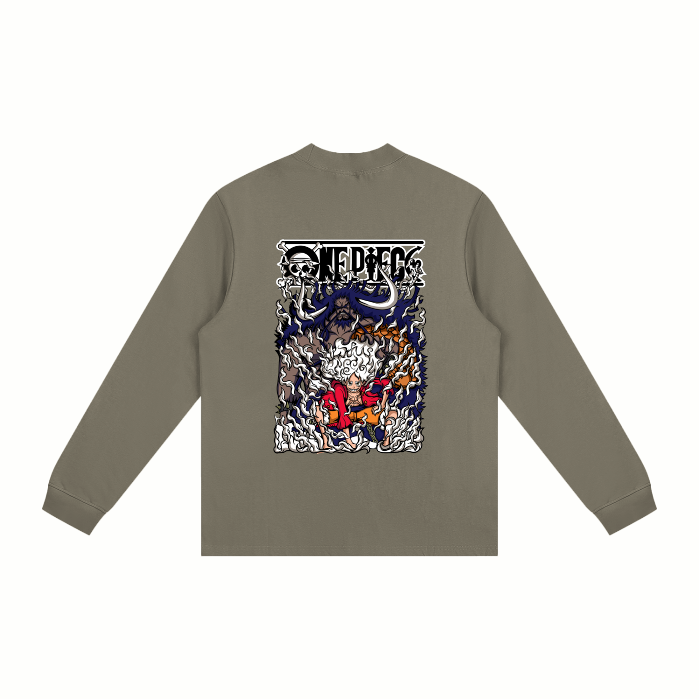 Luffy and Kaido | One Piece | Neck Sweatshirt ODMPOD
