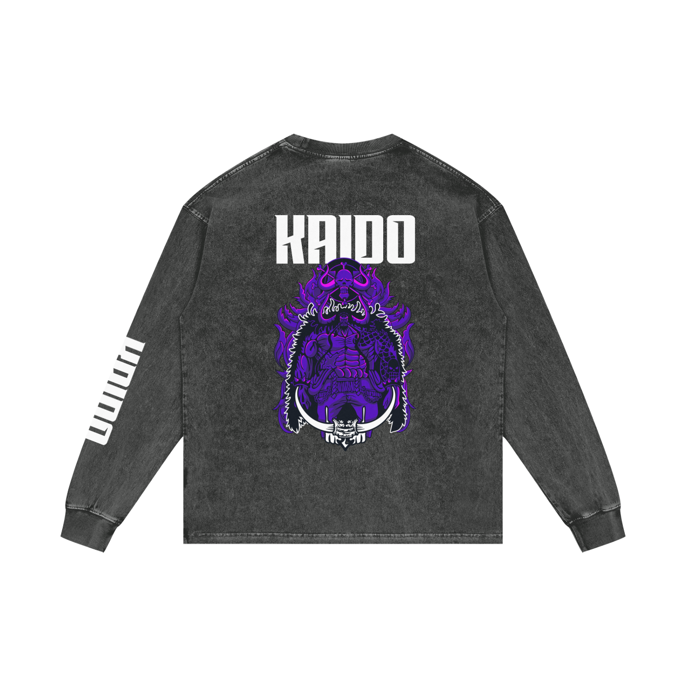 Kiado | One Piece | Acid Wash Oversize Long Sleeve T-Shirt ODMPOD