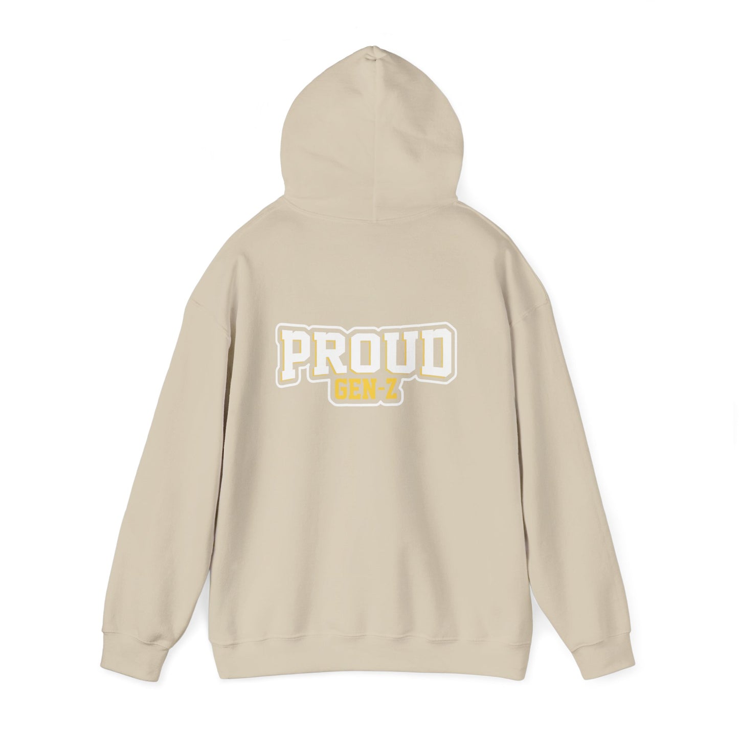 Proud Gen-Z Hoodie, Cozy Streetwear for Teens, Unisex Sweatshirt, Perfect Gift for Graduations, Everyday Casual Wear, Trendy Apparel Printify