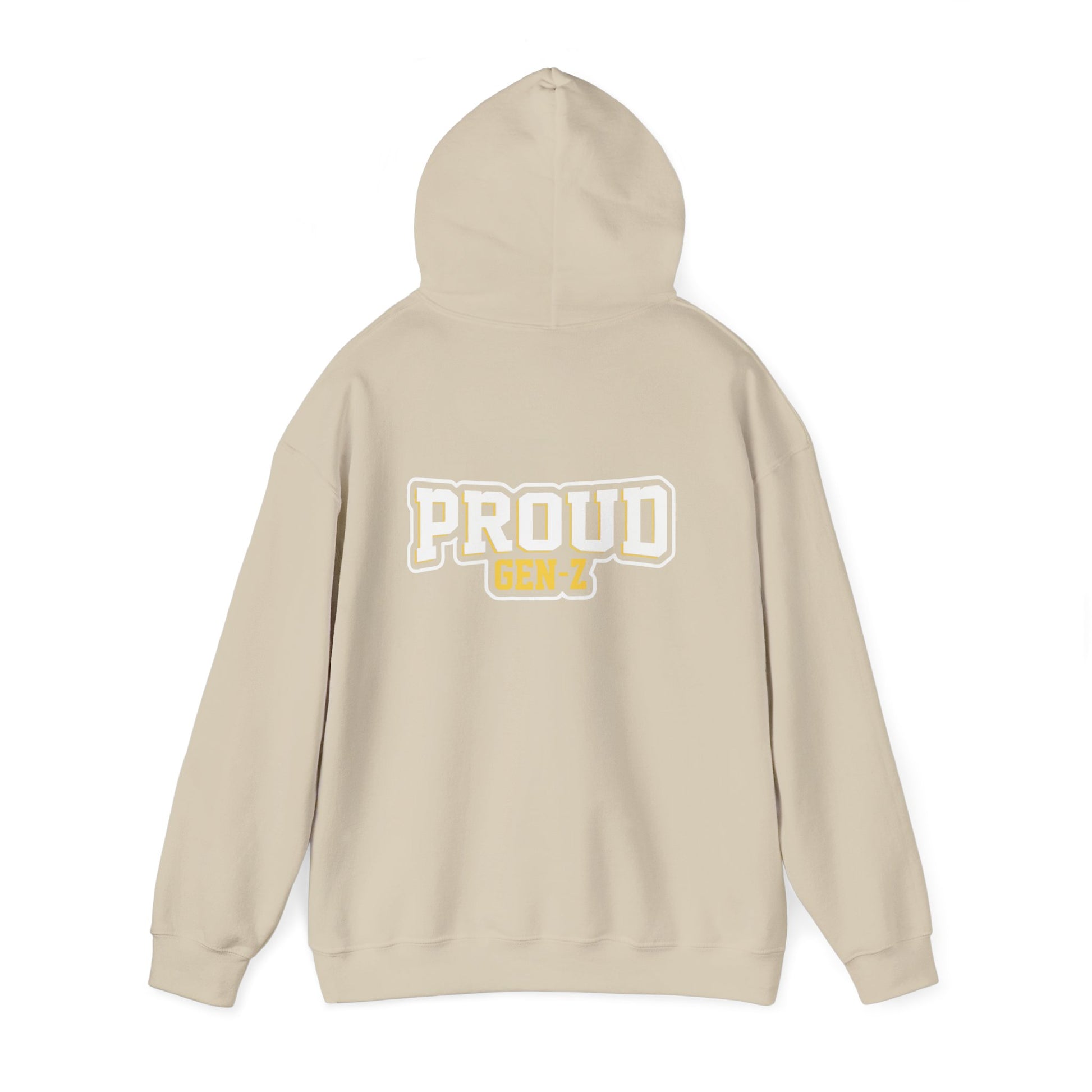 Proud Gen-Z Hoodie, Cozy Streetwear for Teens, Unisex Sweatshirt, Perfect Gift for Graduations, Everyday Casual Wear, Trendy Apparel Printify