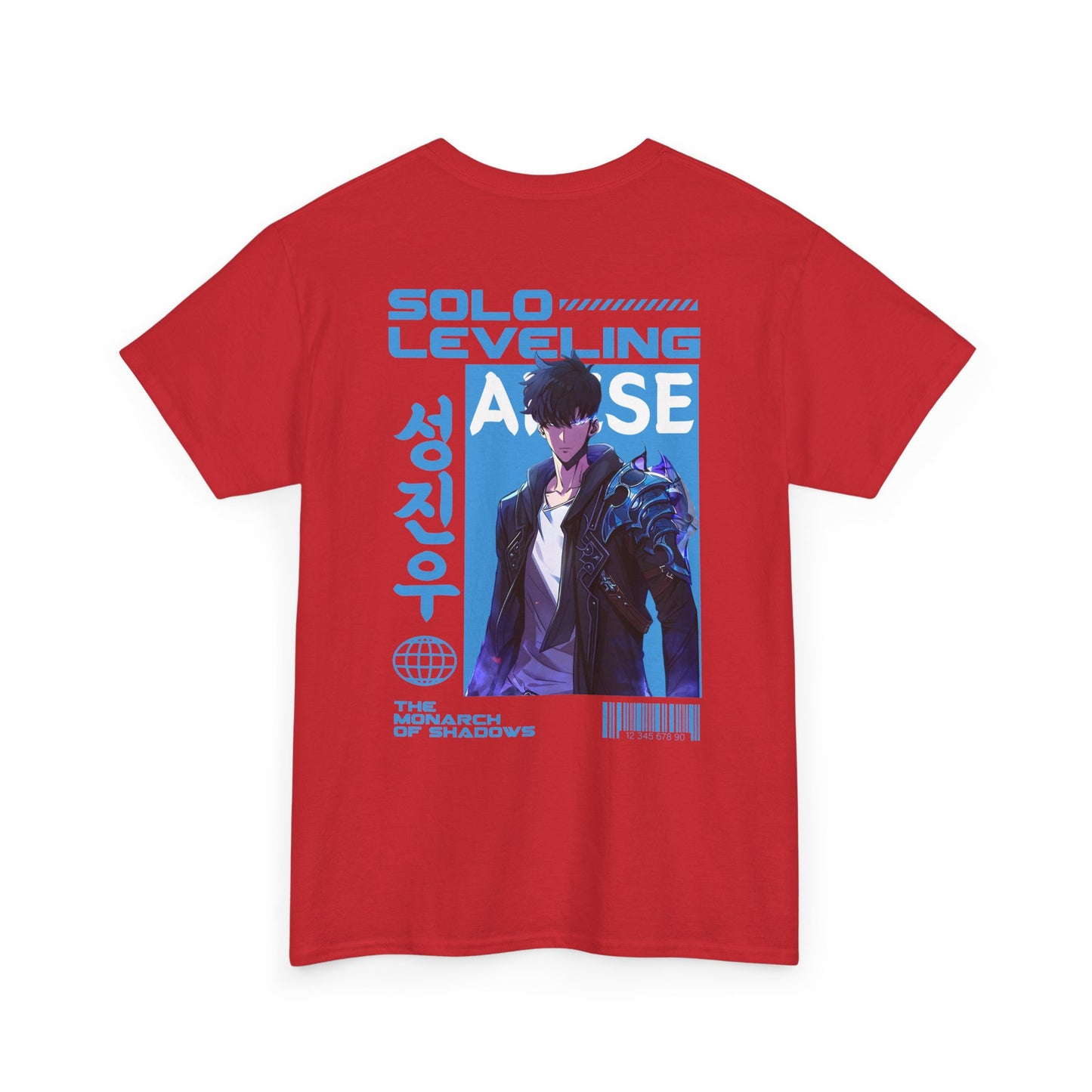 Solo Leveling Graphic Tee — Sung Jinwoo Anime-Inspired Shirt