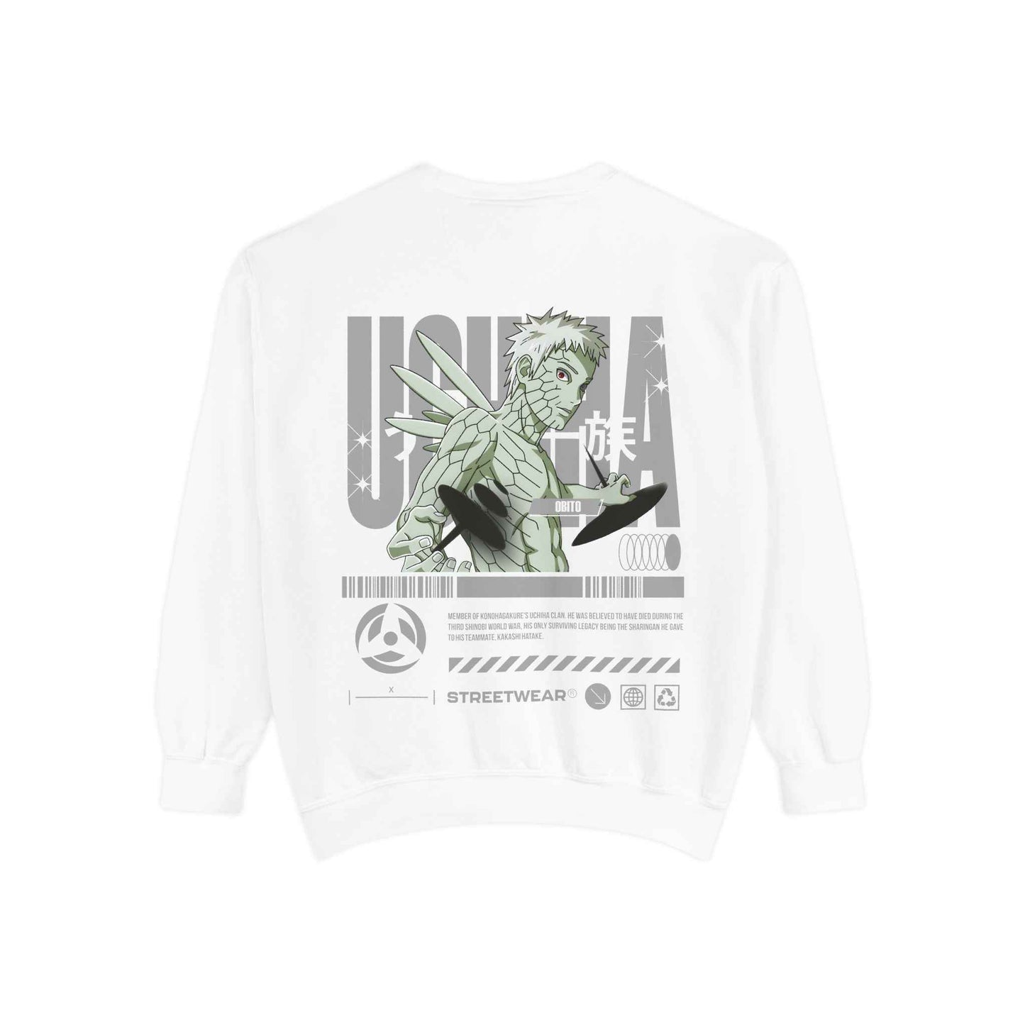 Anime Streetwear Sweatshirt - Uchiha Obito Design
