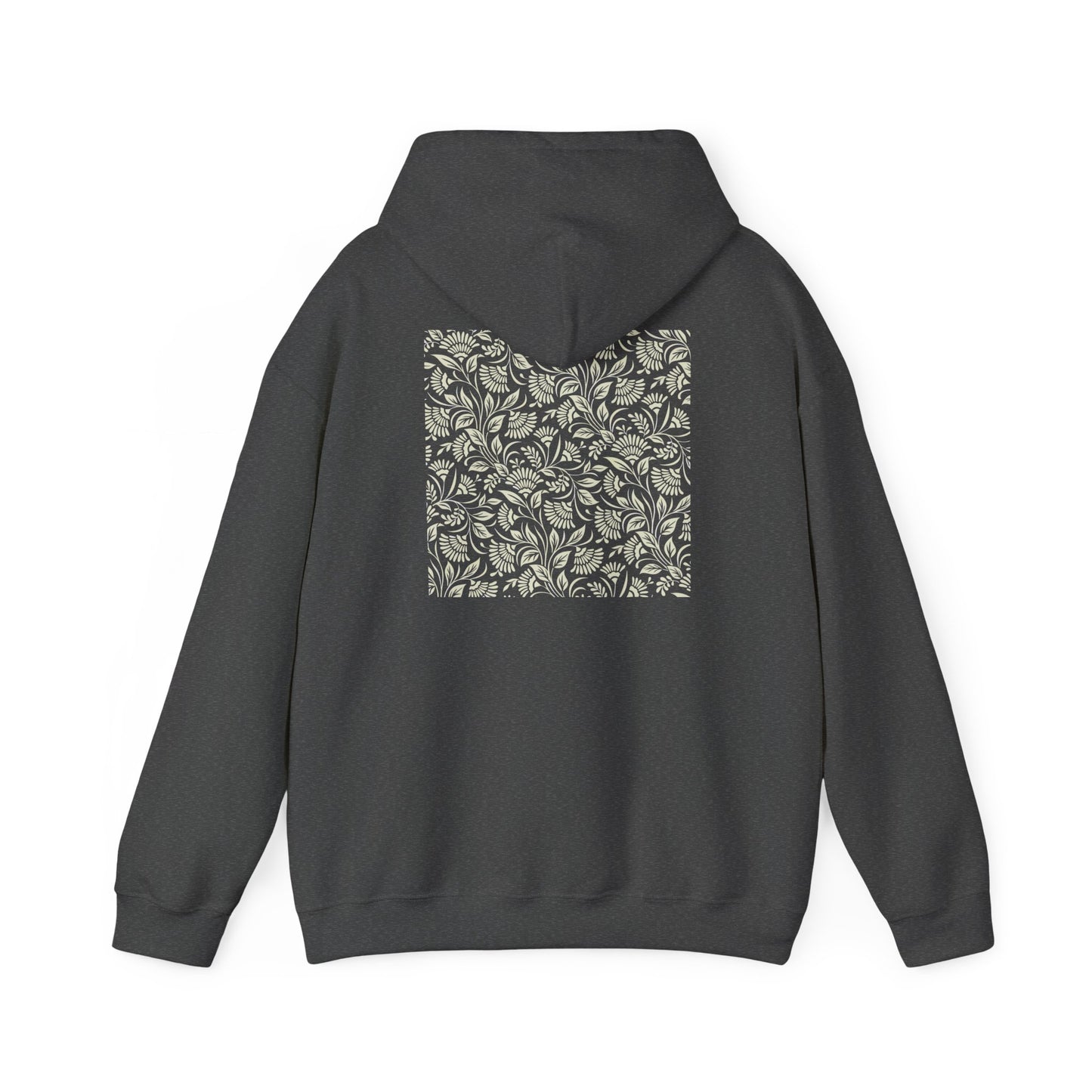 Floral Print Unisex Heavy Blend Hoodie - Cozy Streetwear, Gift for Her, Fall Fashion, Casual Layering, Mother’s Day, Girl aesthetic, Everyday Comfort Printify