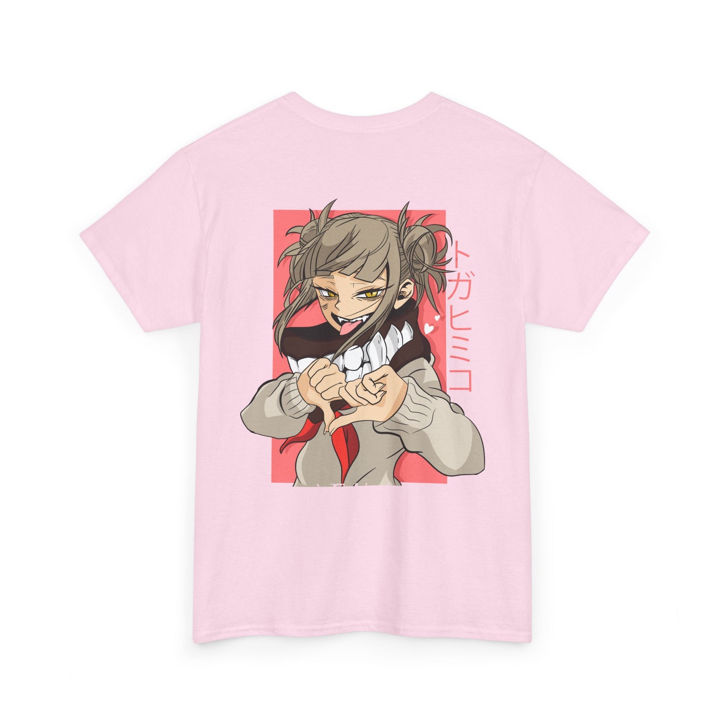 Anime Character Tee — Cute Girl Heart Gesture Graphic T-Shirt