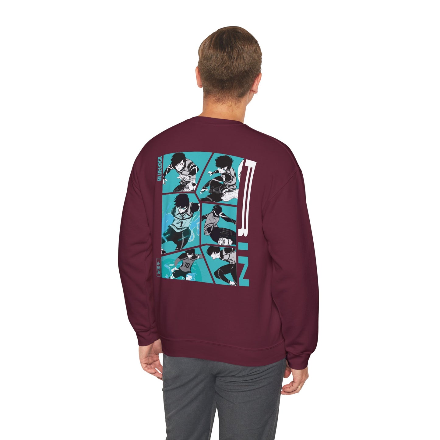 Rin "Silent Beast" Blue Lock Heavyweight Tee | Maklenn