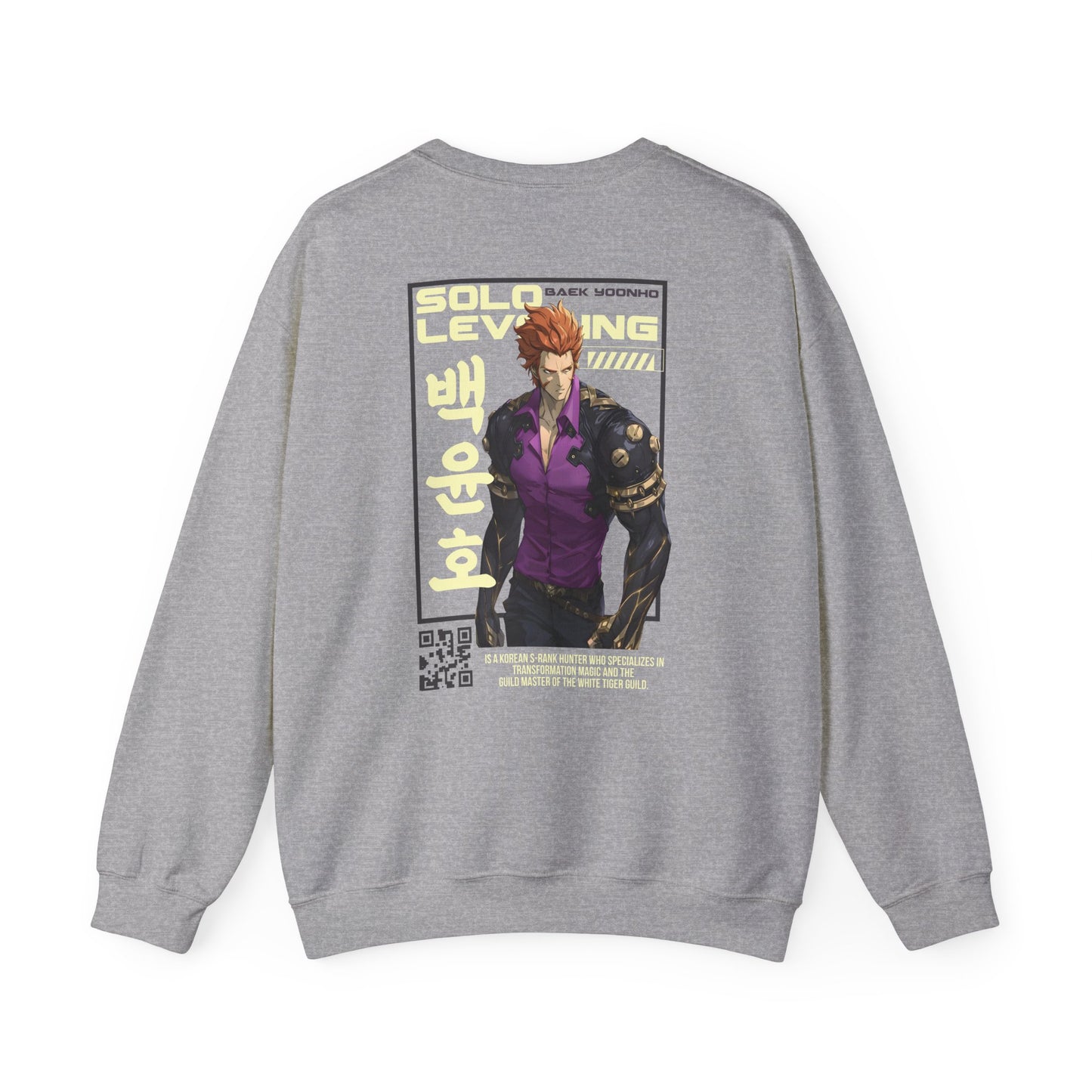 Solo Leveling Crewneck Sweatshirt — Anime Character Graphic Pullover