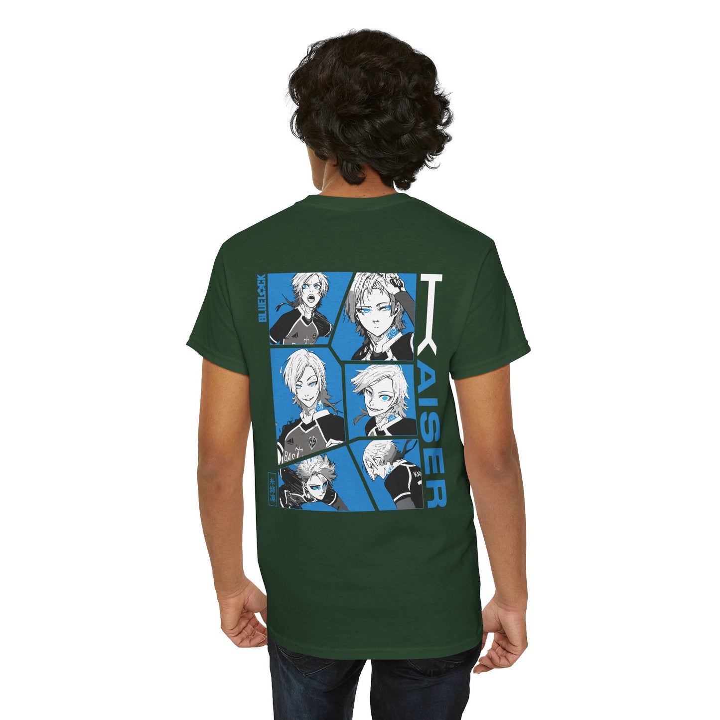 Kaiser "Blue Rose" Blue Lock Heavyweight Tee | Maklenn