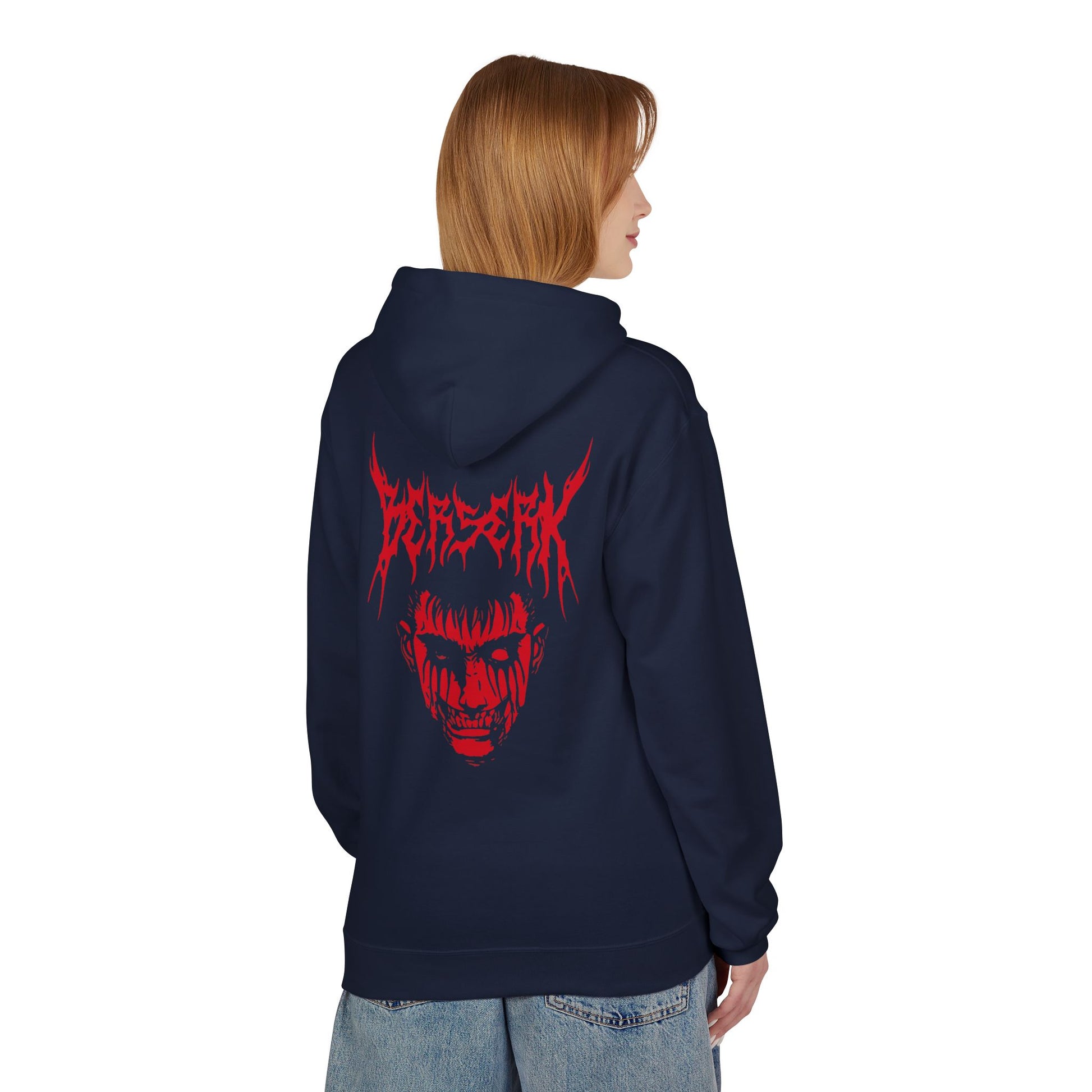 Gothic Graphic Hoodie, Unisex Streetwear, Cozy Fleece Sweatshirt, Perfect for Halloween, Edgy Fashion Gift, Unique Layering Piece Printify