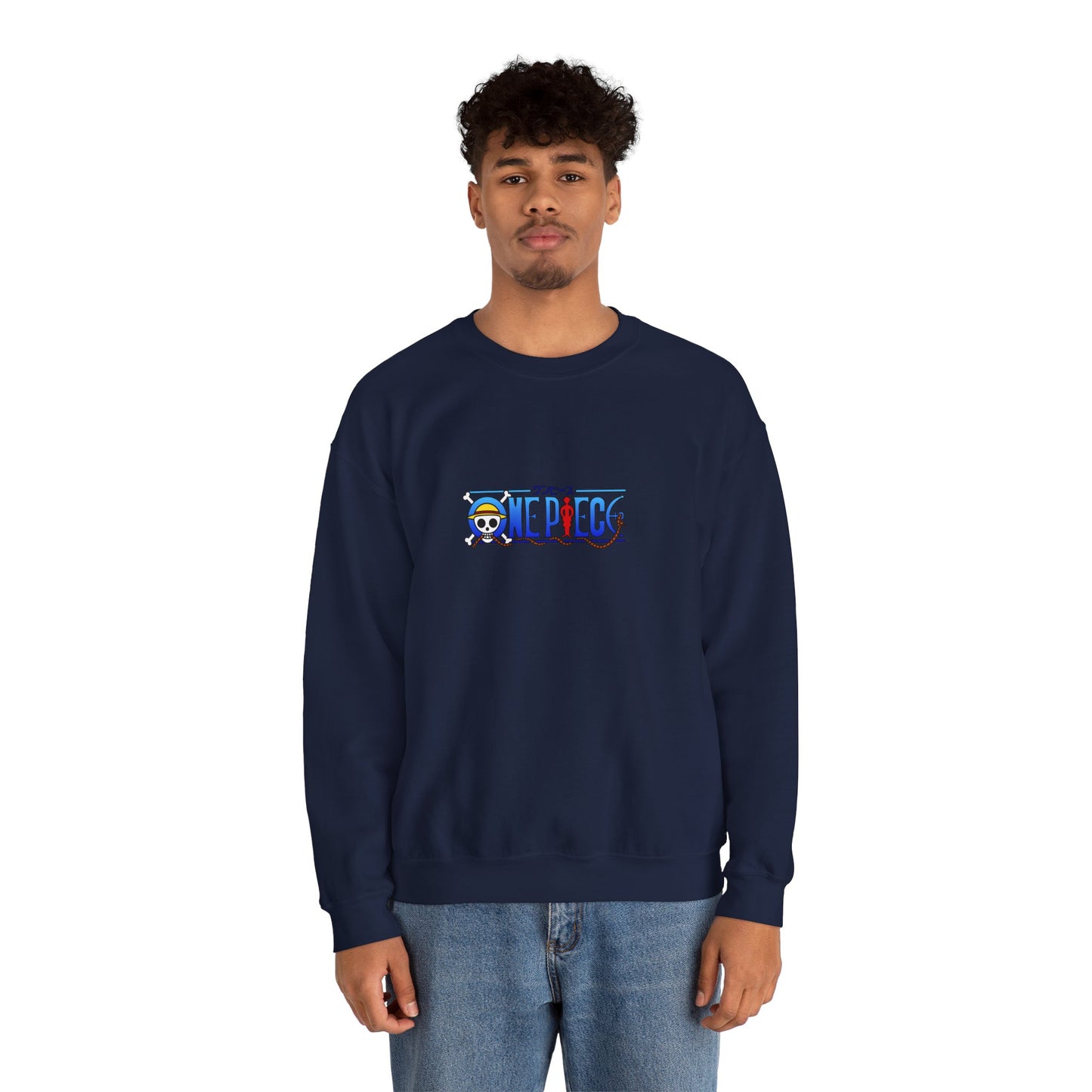 Crewneck Sweatshirt — Red Riot Anime Graphic (Keep Riot)