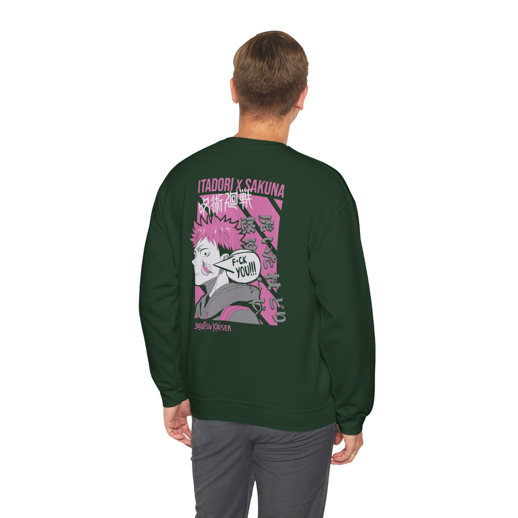 Yuji Itadori & Ryomen Sukuna "Cursed Vessel" | Jujutsu Kaisen Sweatshirt
