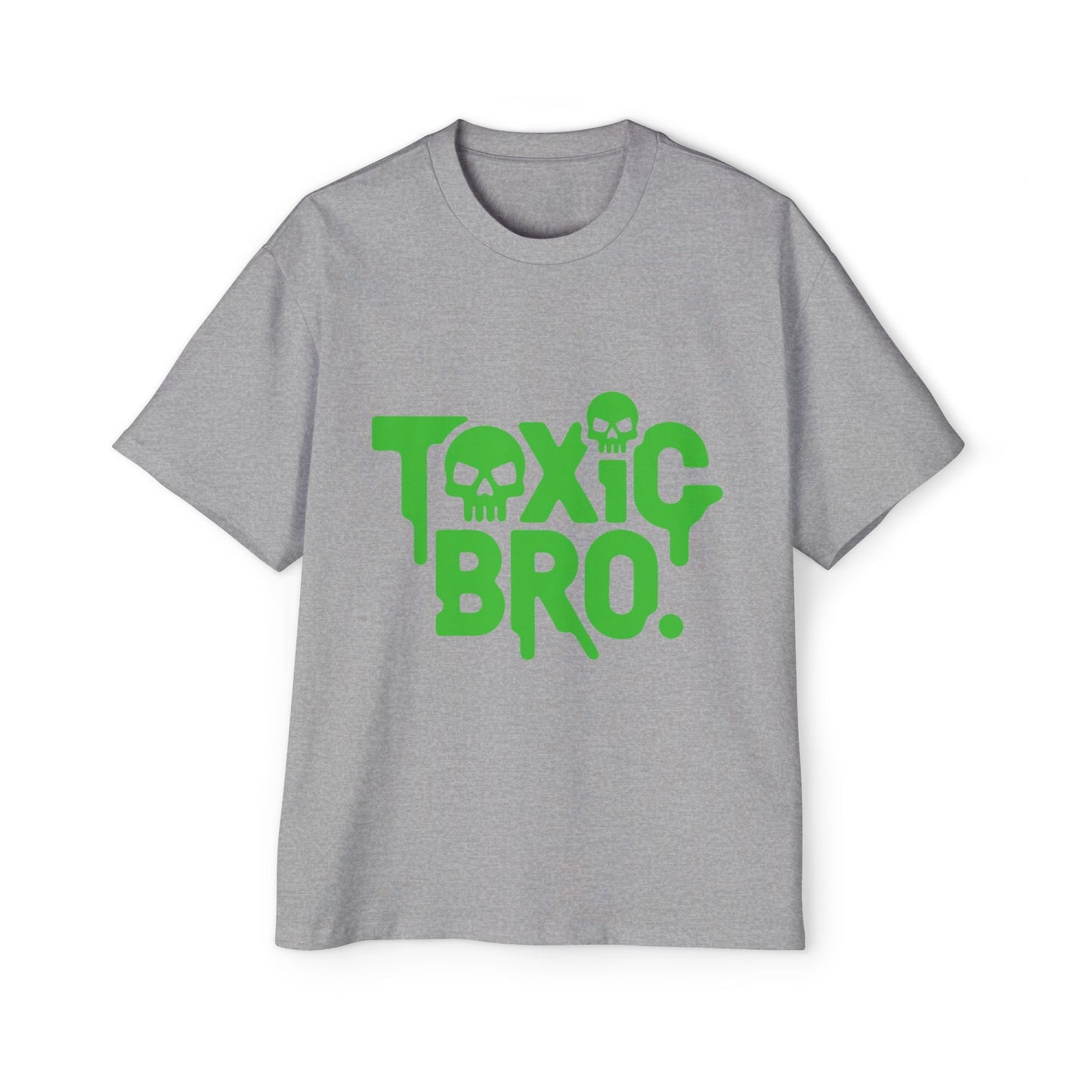 Toxic Bro Oversized Tee, Men's Graphic T-Shirt, Casual Streetwear, Gift for Him, Summer Style, Statement Shirt - Maklenn