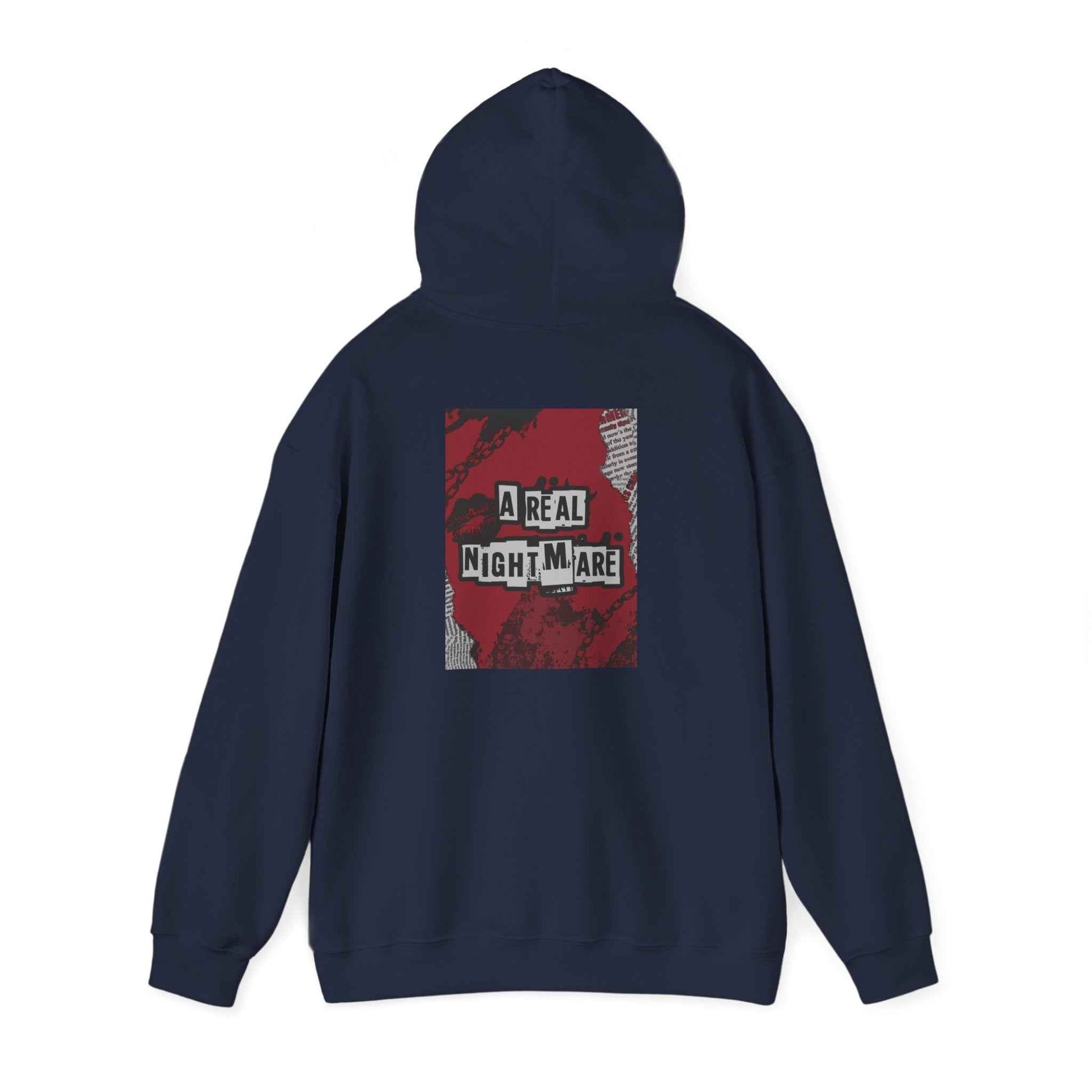 A Real Nightmare Hoodie - Cozy Unisex Sweatshirt for Halloween, Casual Wear, Gifts, Fall Fashion, Party,USA trend, Mens hoodie us,Australia genz edition,Canada online hoodie fashion
