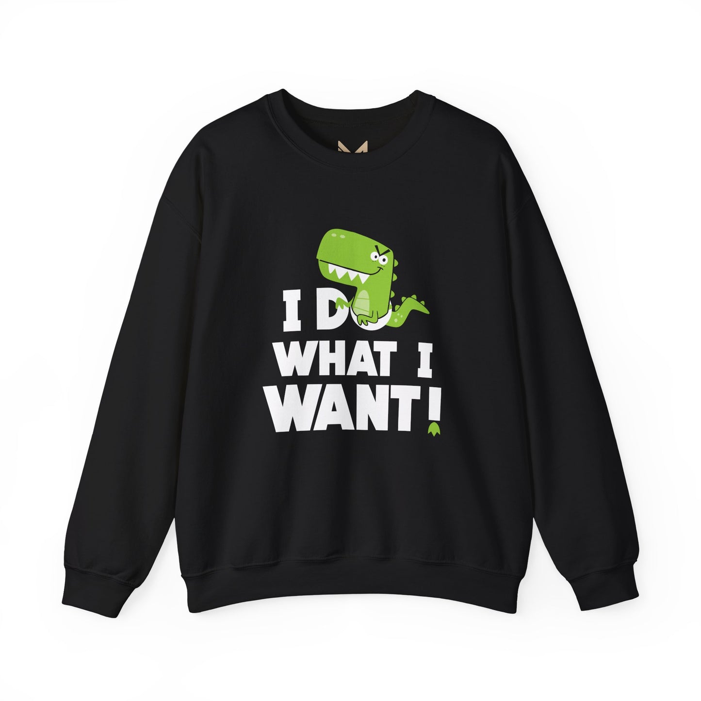 Dinosaur Quote Sweatshirt, Funny Crewneck, Gifts for Kids & Teens, Birthday or Holiday Apparel, Cute Graphic Sweater Printify