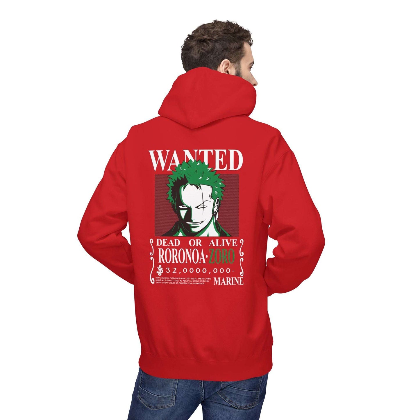 Roronoa Zoro "Wanted" Hoodie — One Piece Anime Crew Sweatshirt Maklenn Roronoa Zoro "Wanted" Hoodie — One Piece Anime Crew Sweatshirt Hoodie Maklenn www.maklenn.com India 39.87